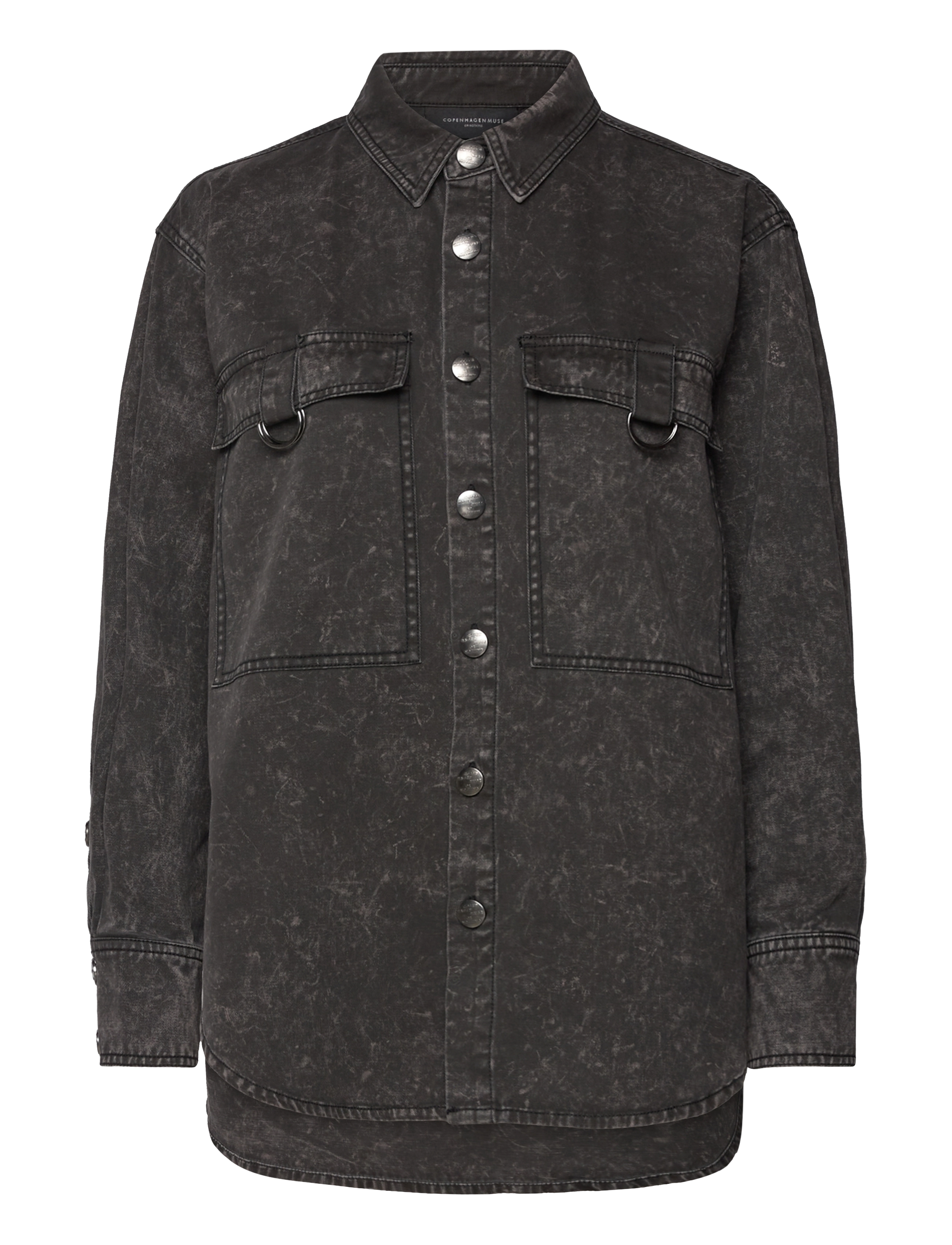 Copenhagen Muse - CMJENNI-JACKET - långärmade skjortor - washed black - 1
