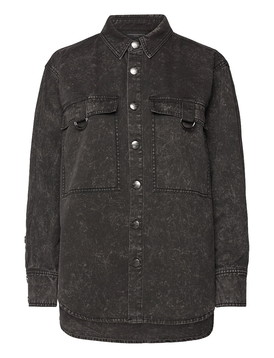 Copenhagen Muse - CMJENNI-JACKET - jeanshemden - washed black - 1