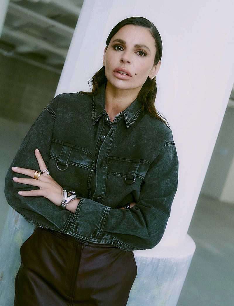 Copenhagen Muse - CMJENNI-JACKET - denim shirts - washed black - 0