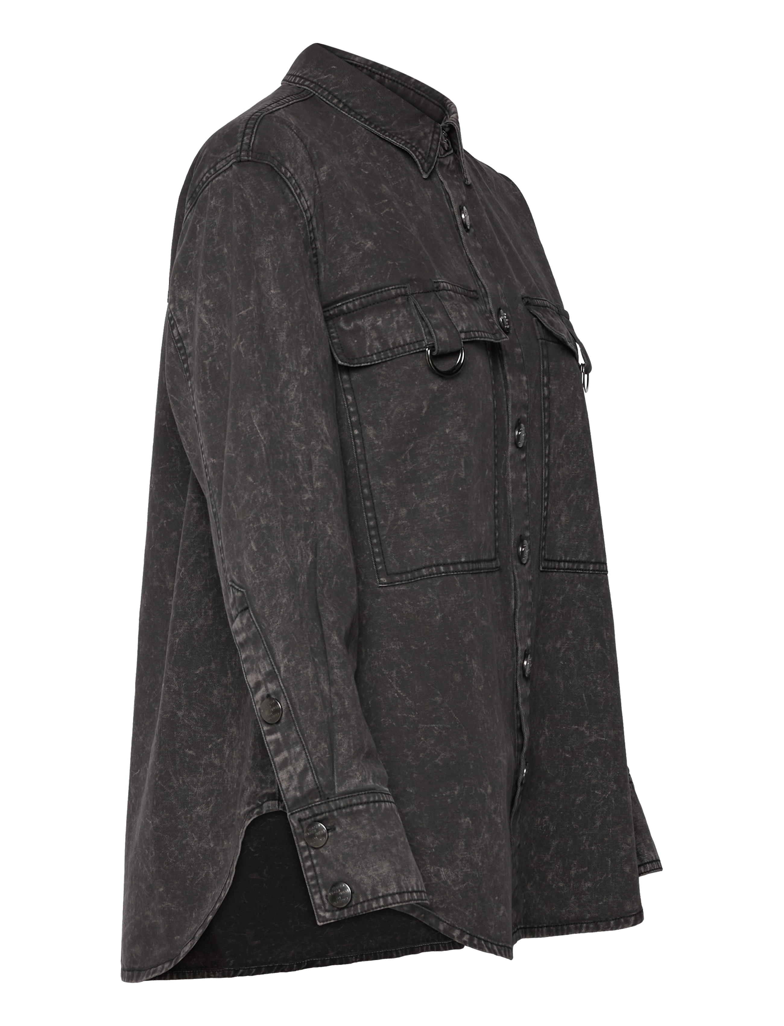 Copenhagen Muse - CMJENNI-JACKET - långärmade skjortor - washed black - 3
