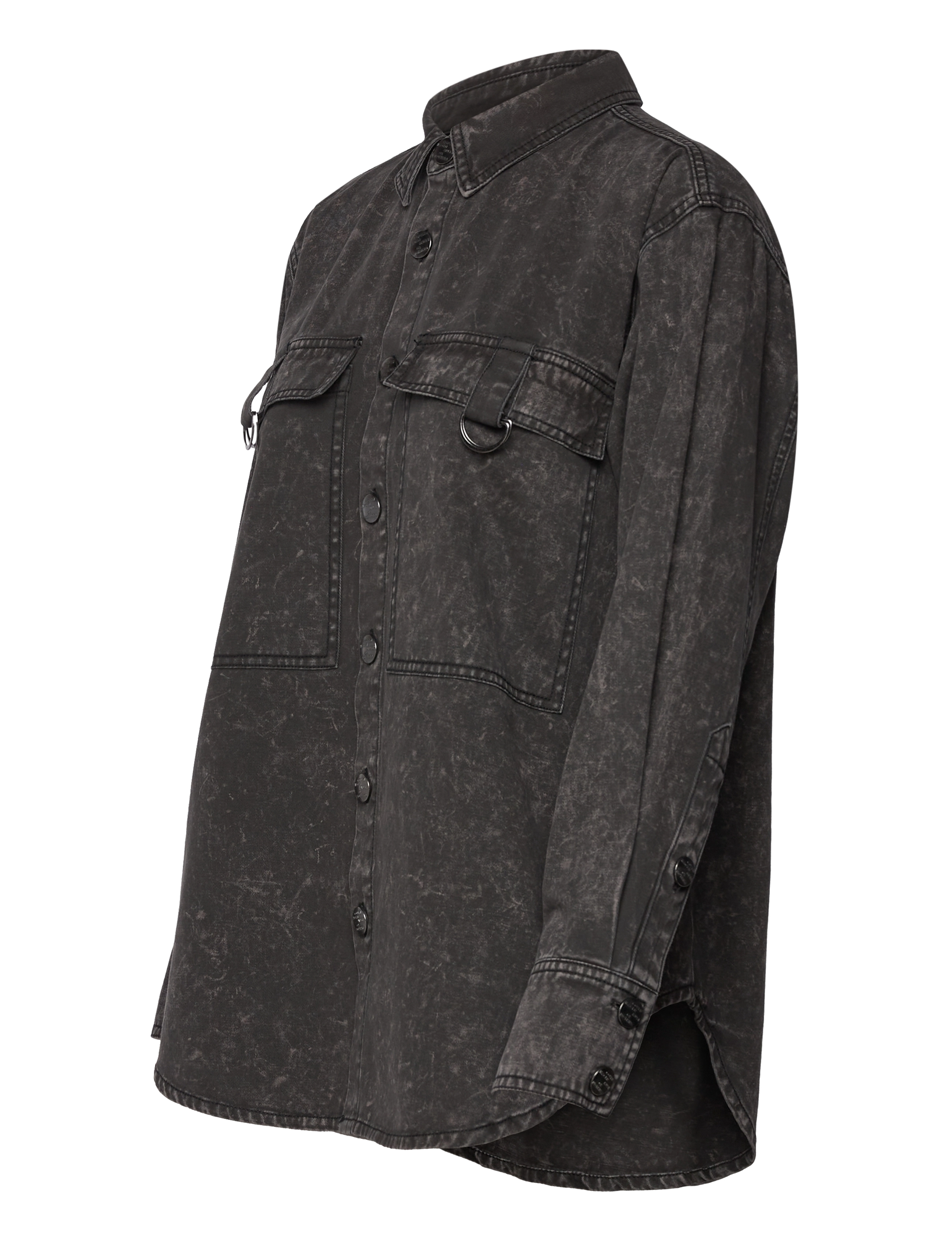 Copenhagen Muse - CMJENNI-JACKET - långärmade skjortor - washed black - 4
