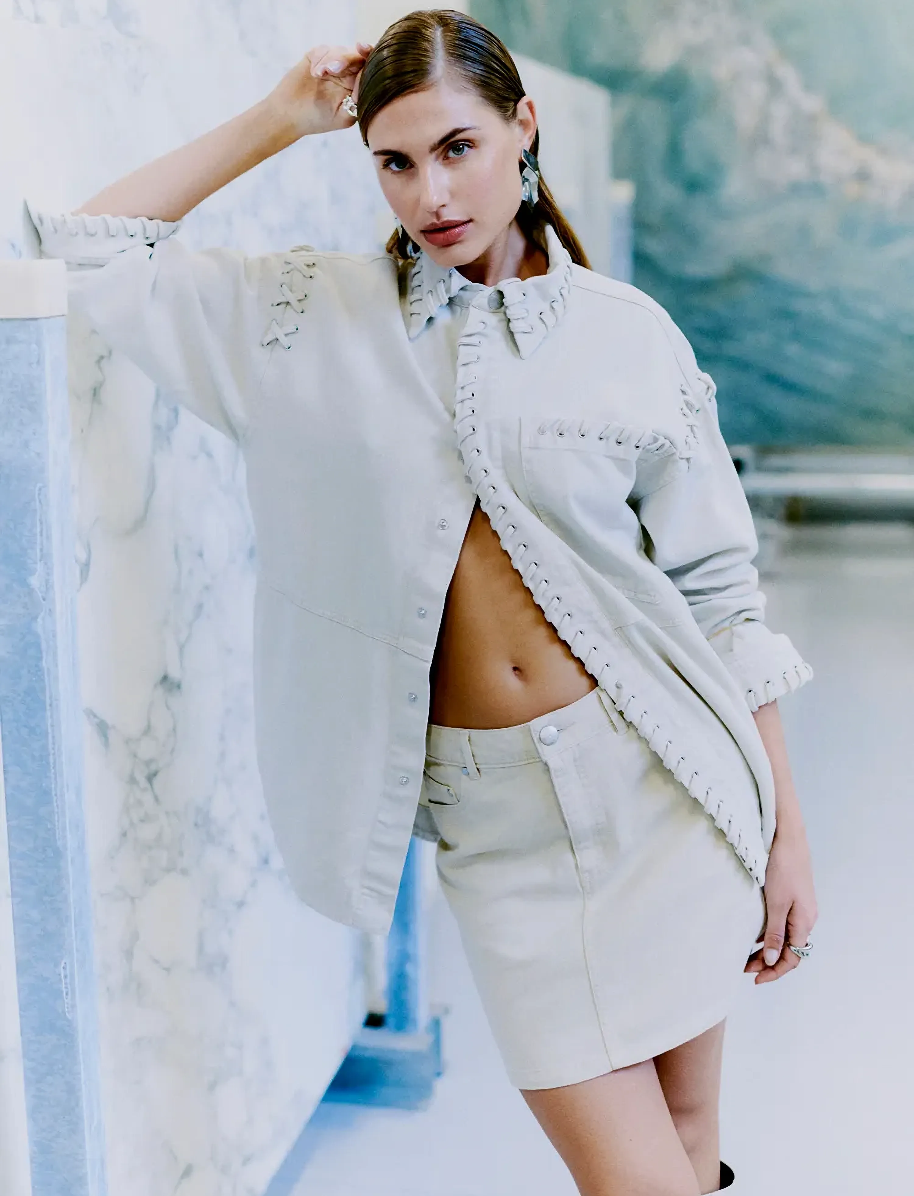 Copenhagen Muse - CMCHARLEE-JACKET - jet stream mel. - 3
