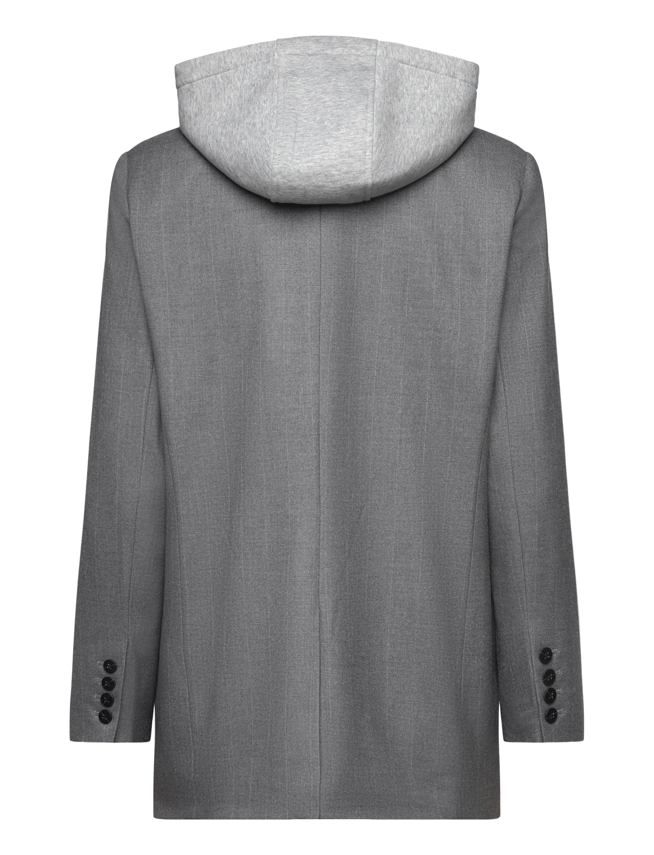 Copenhagen Muse - CMTAILOR-HOODIE-BLAZER - enkelknäppta kavajer - light grey melange - 2