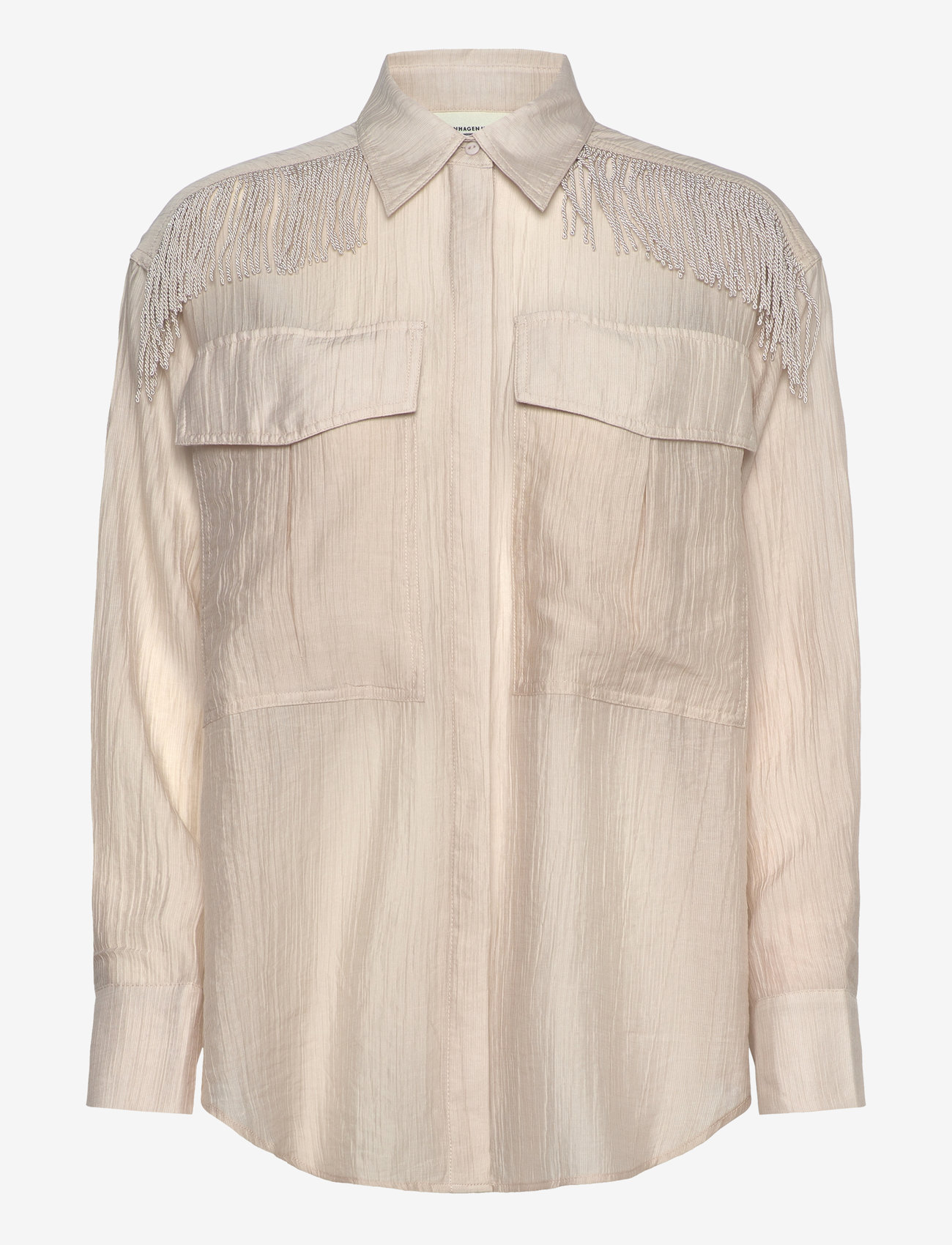 Copenhagen Muse - CMPOPSY-SHIRT - pikkade varrukatega särgid - peyote - 1