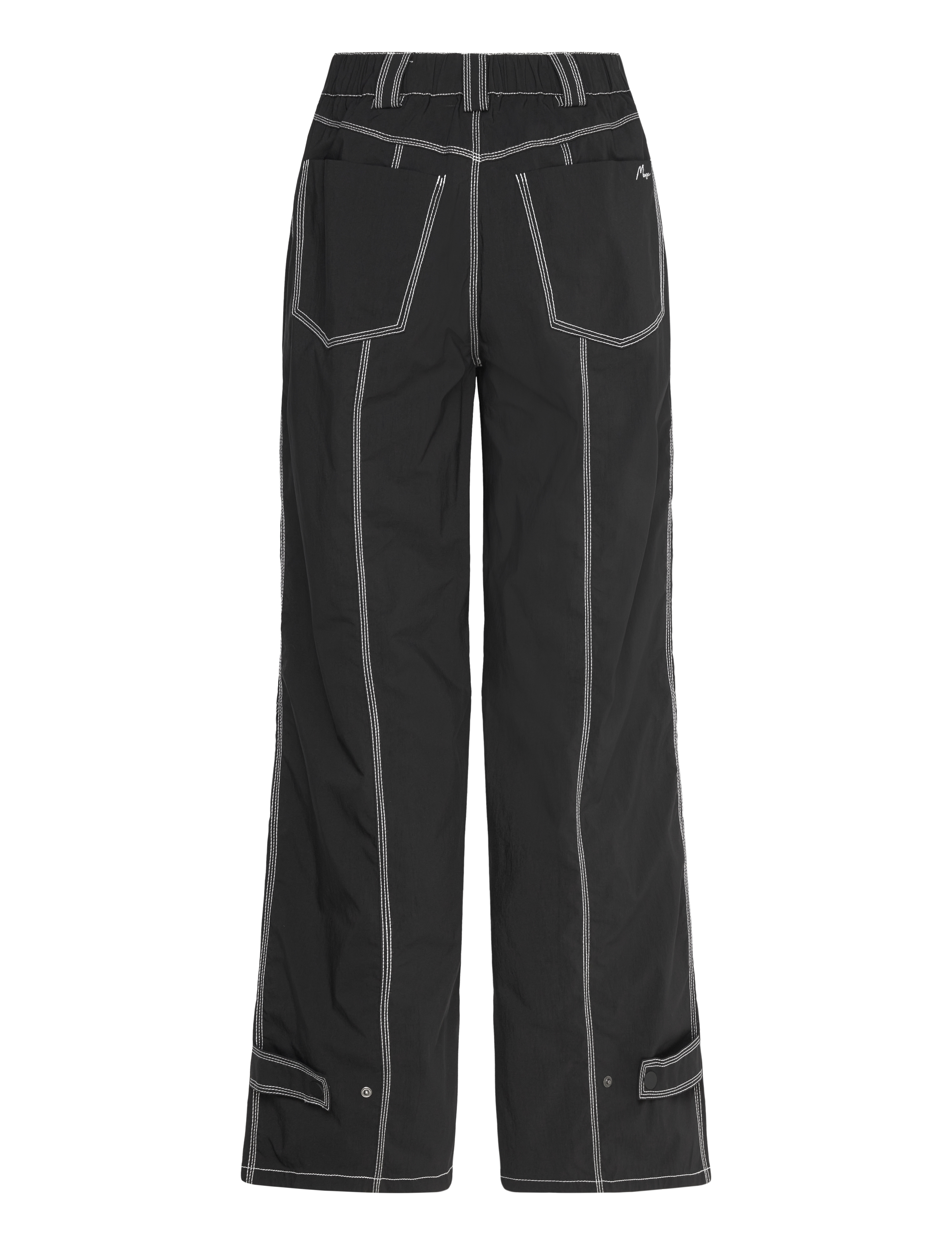 Copenhagen Muse - CMLUCY-PANTS - plačios kelnės - black - 1