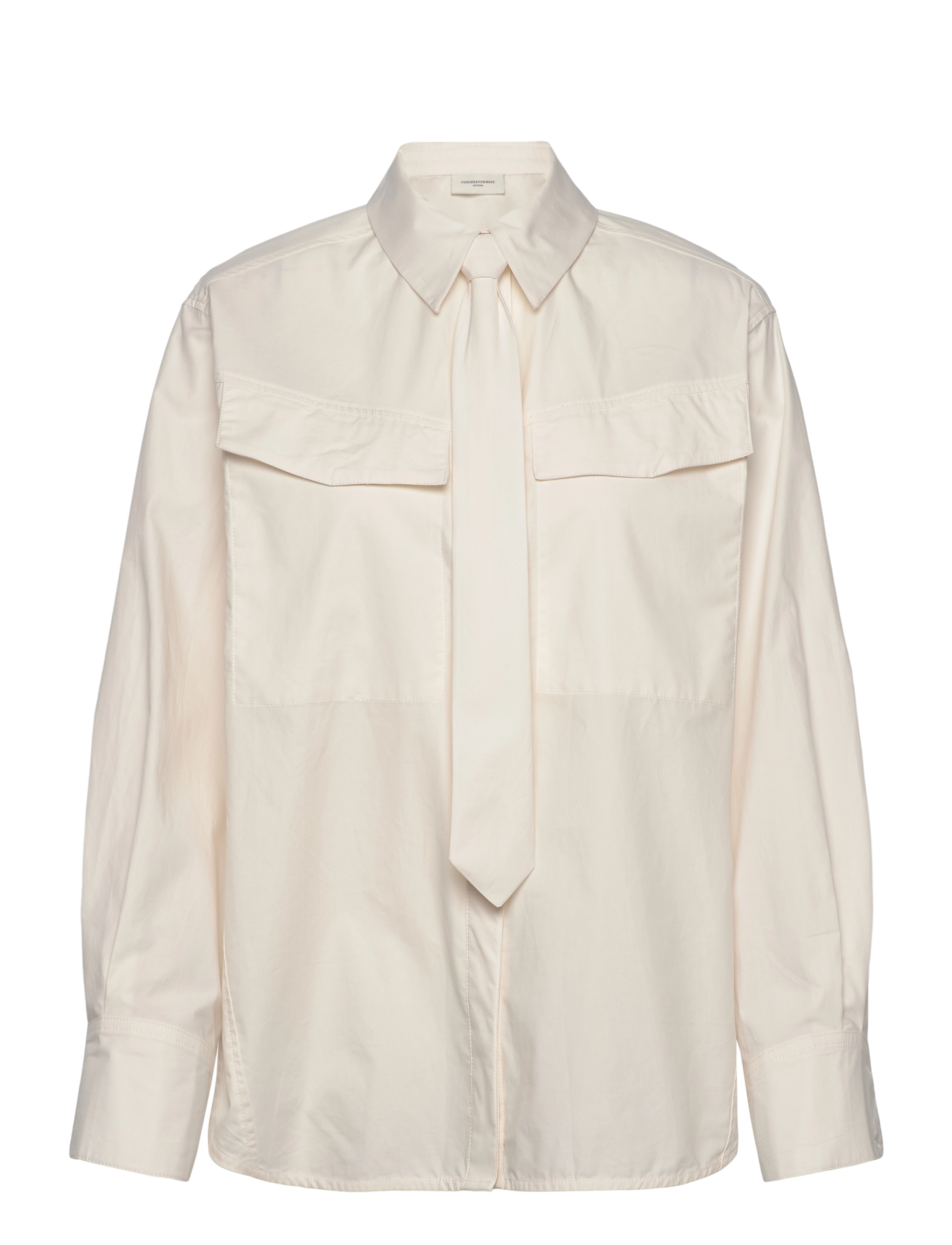 Copenhagen Muse CMSHIRLEY-SHIRT - Transitional Layering - JET STREAM / cream
