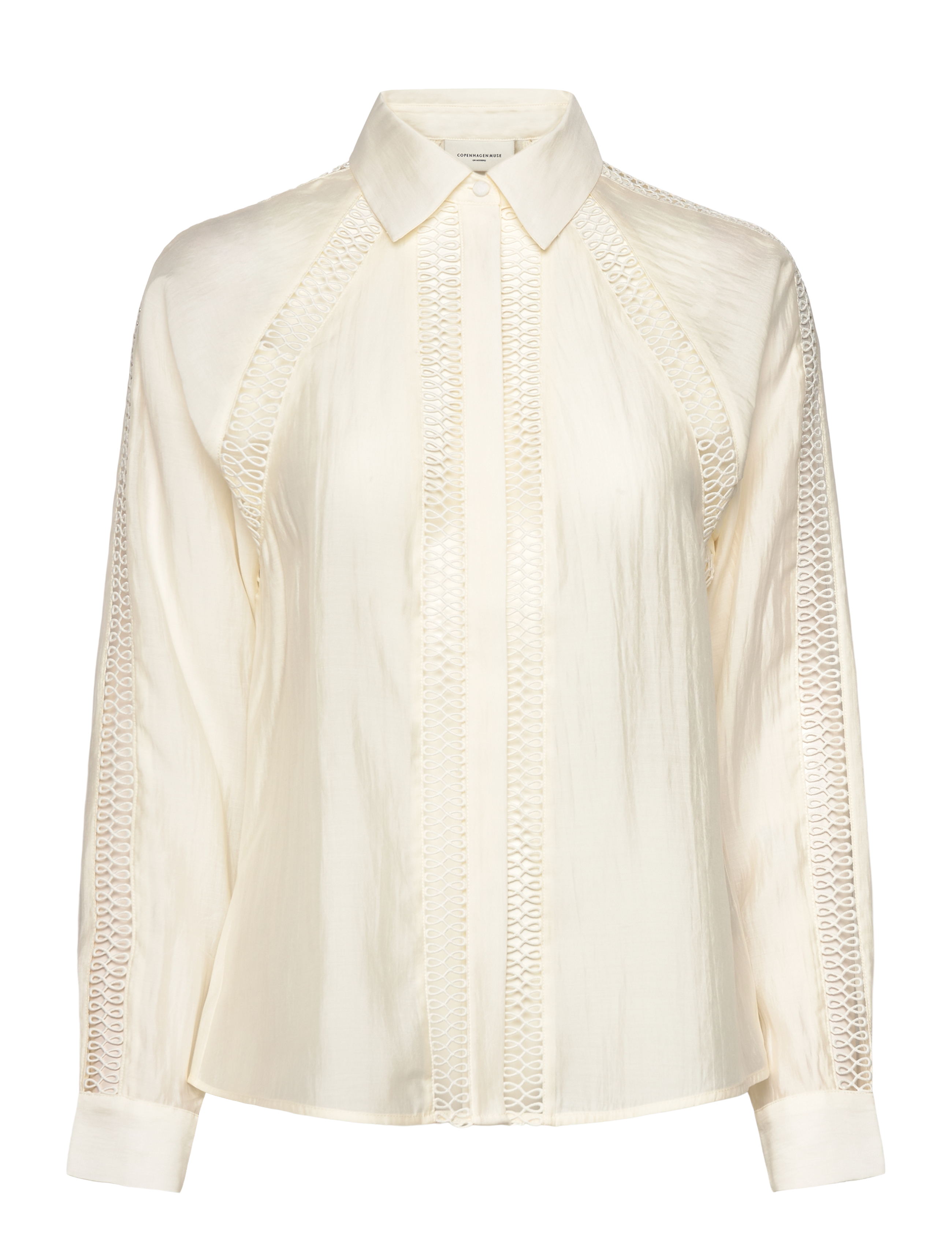Copenhagen Muse CMMOLLY-SHIRT - Kleidung - JET STREAM / cream