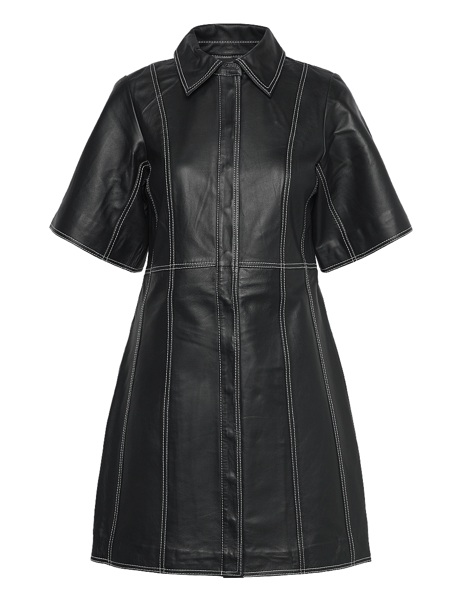 Copenhagen Muse - CMROYAL-DRESS - skjortklänningar - black - 1