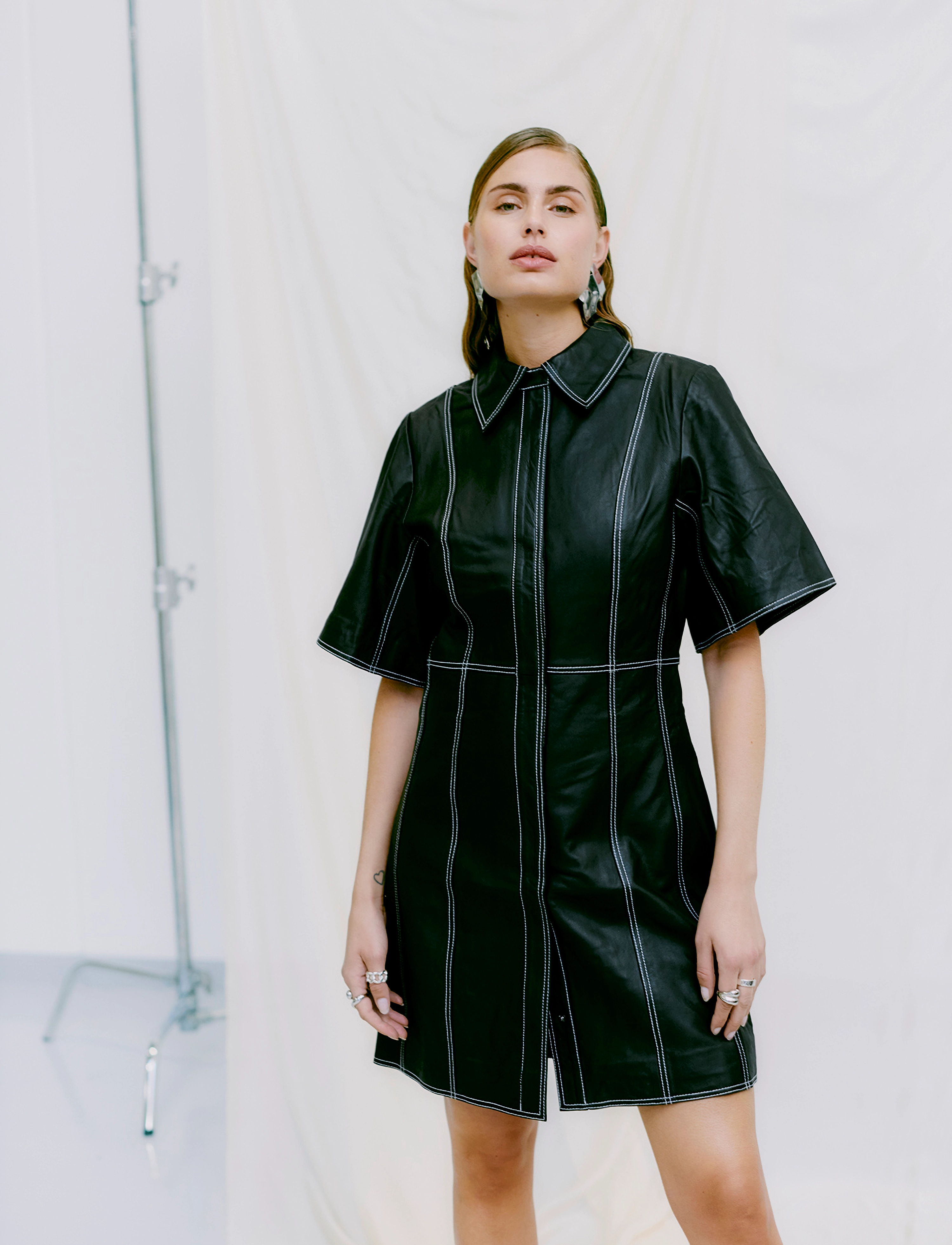 Copenhagen Muse Cmroyal-Dress, M, Dresses, Schwarz - Short Dress, Frauen