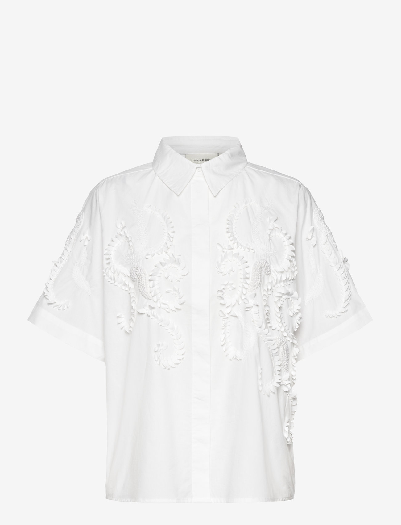 Copenhagen Muse - CMVATAN-SHIRT - lühikeste varrukatega särgid - bright white - 1
