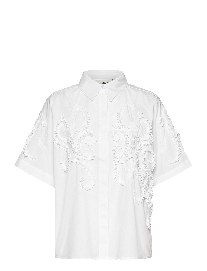 Copenhagen Muse - CMVATAN-SHIRT - lühikeste varrukatega särgid - bright white - 1