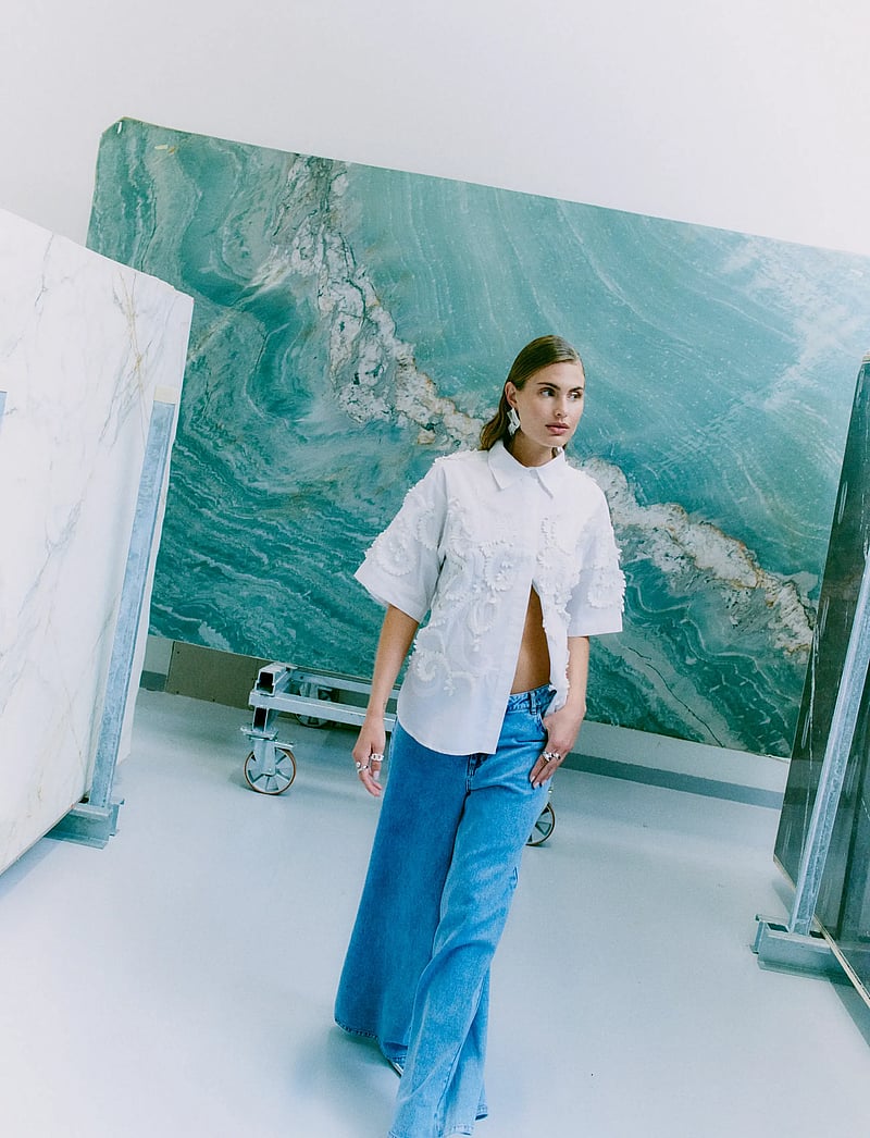 Copenhagen Muse - CMVATAN-SHIRT - lühikeste varrukatega särgid - bright white - 3