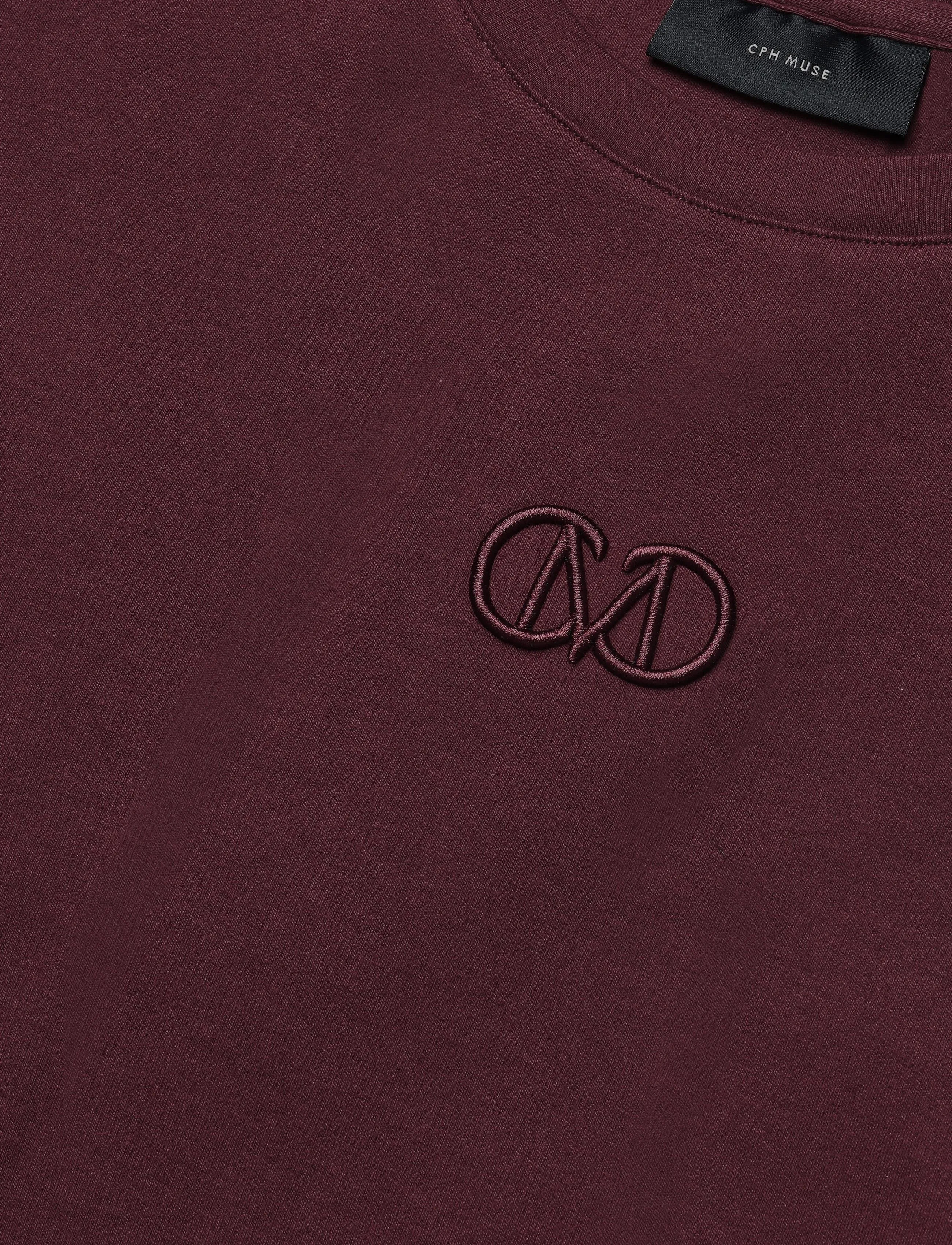 Copenhagen Muse - CMMUSE-TEE - t-shirts - windsor wine - 2