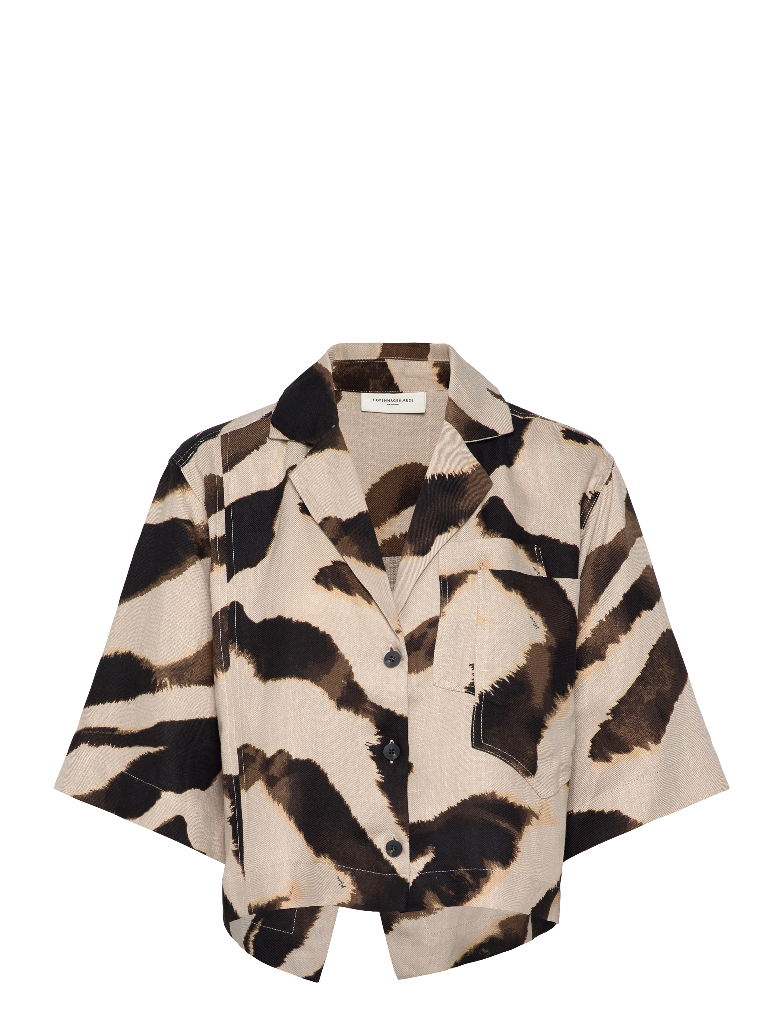 Copenhagen Muse - CMNATULI-SHIRT - peyote w. black - 1