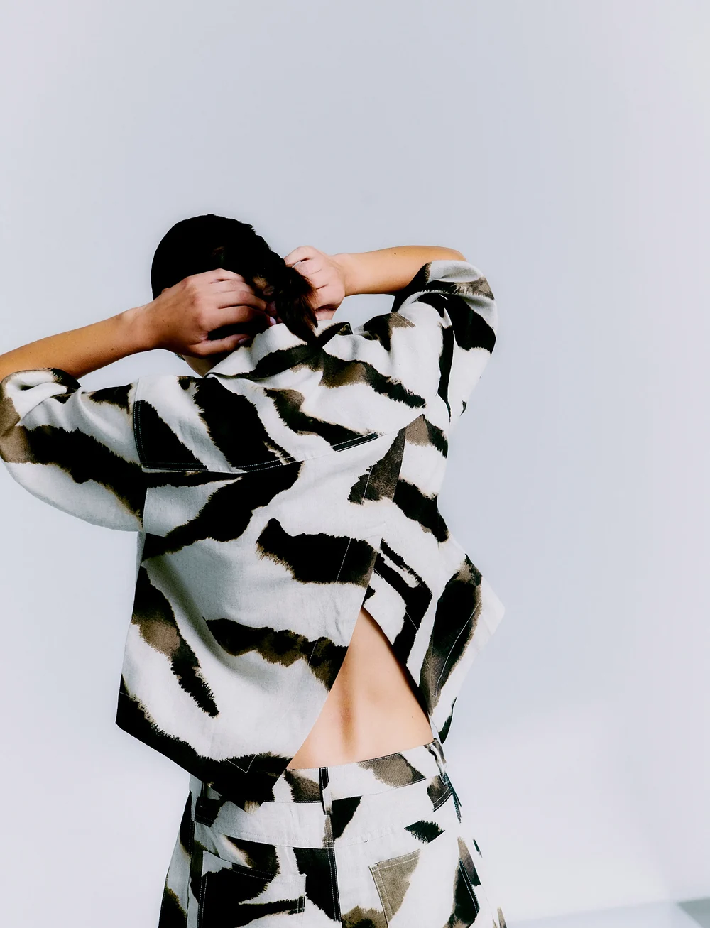 Copenhagen Muse - CMNATULI-SHIRT - linased särgid - peyote w. black - 3