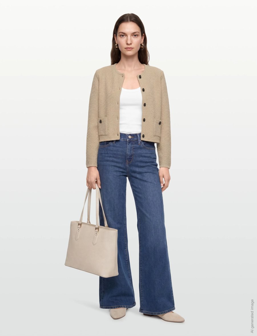 Copenhagen Muse - CMFIONA-CARDIGAN - cardigans - peyote - 0