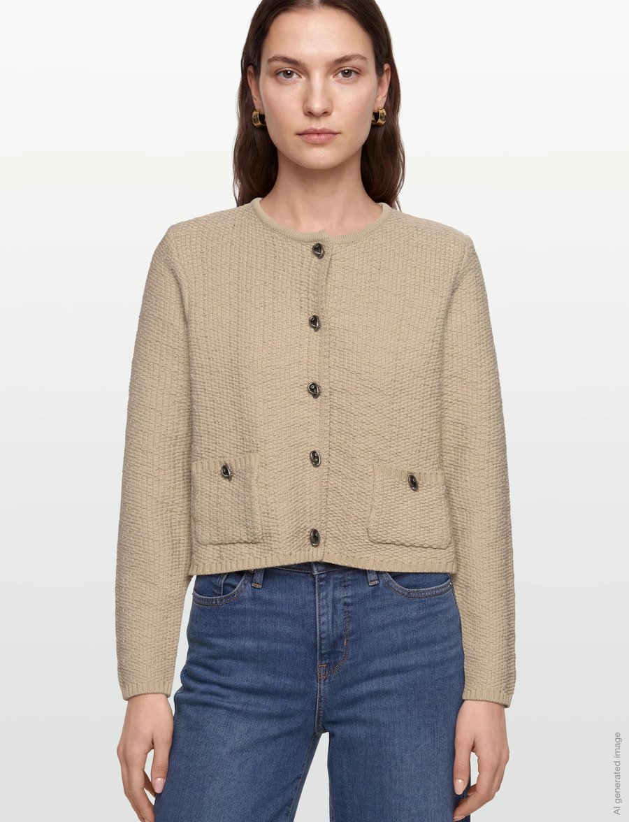 Copenhagen Muse - CMFIONA-CARDIGAN - cardigans - peyote - 3
