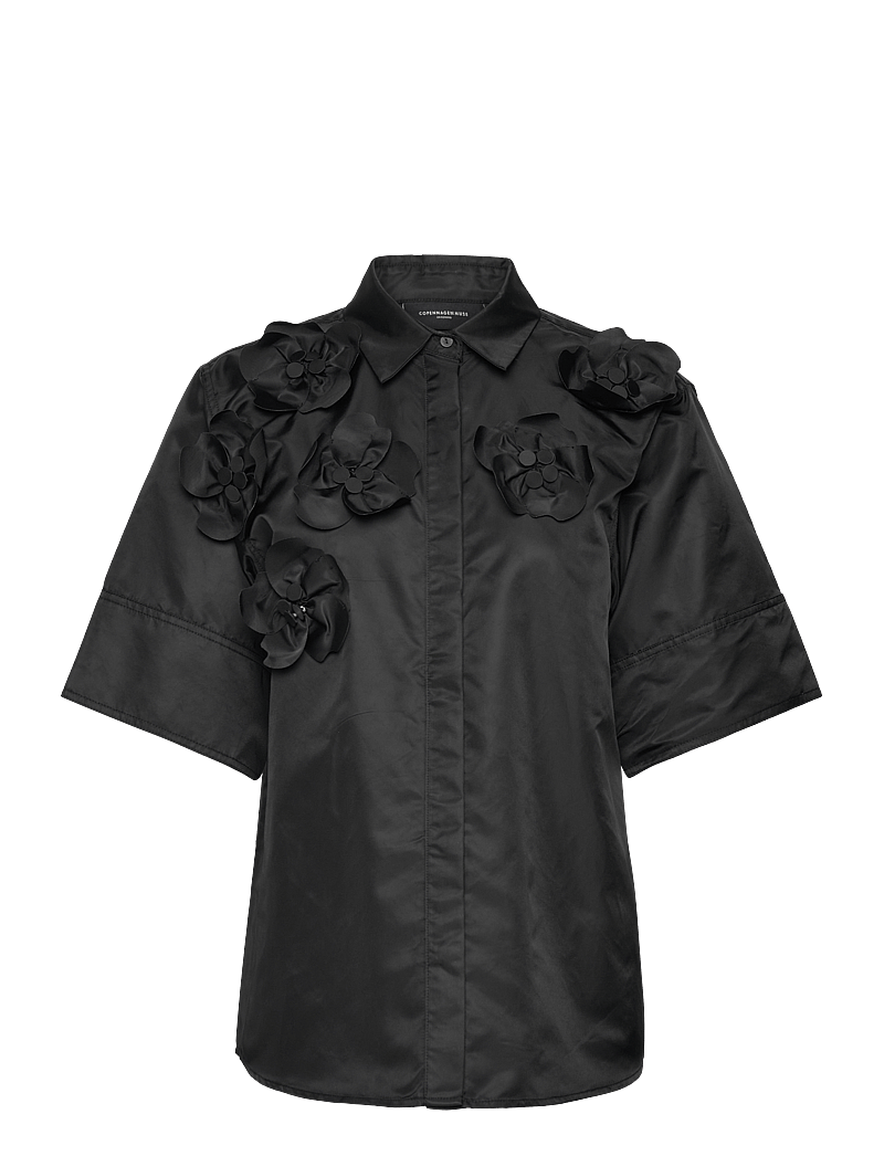 Copenhagen Muse - CMSIMI-SHIRT - kurzärmlige hemden - black - 1