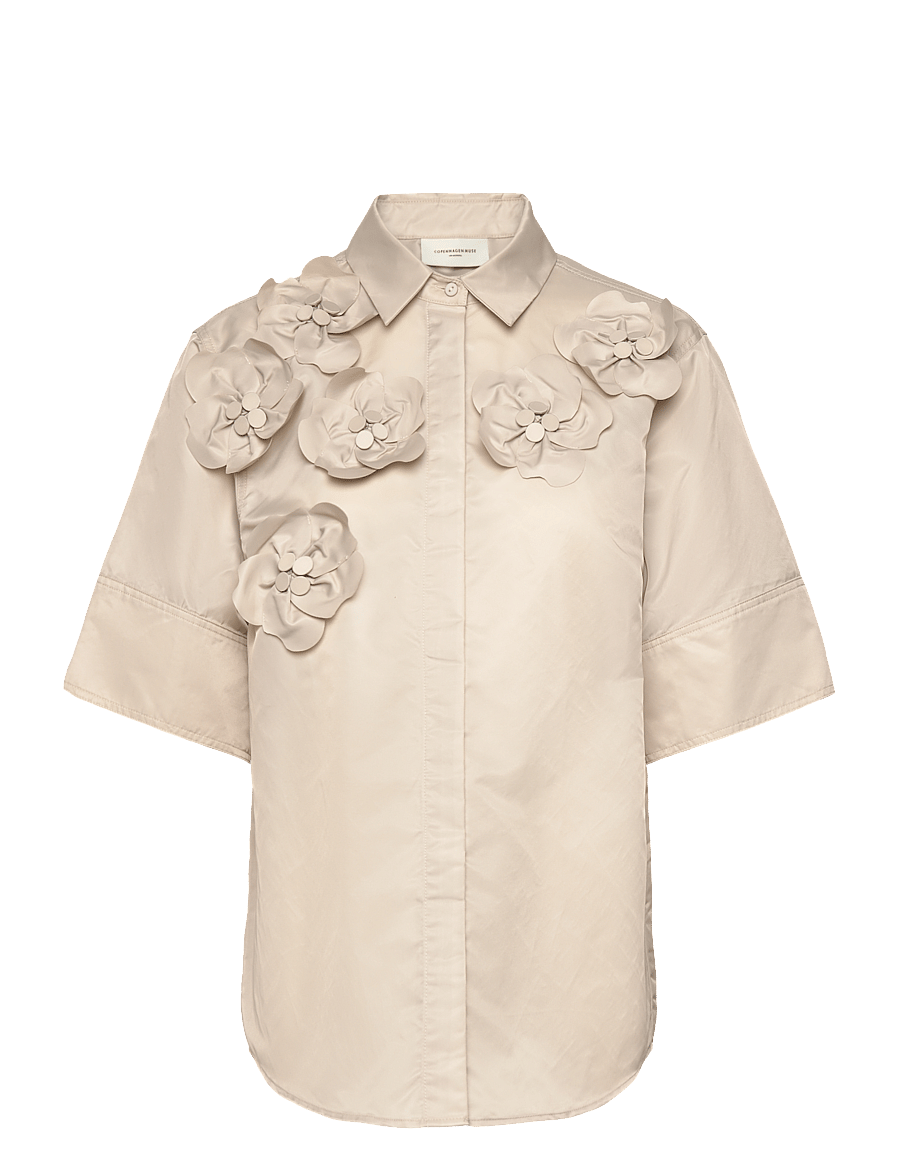 Copenhagen Muse - CMSIMI-SHIRT - lühikeste varrukatega särgid - peyote - 1