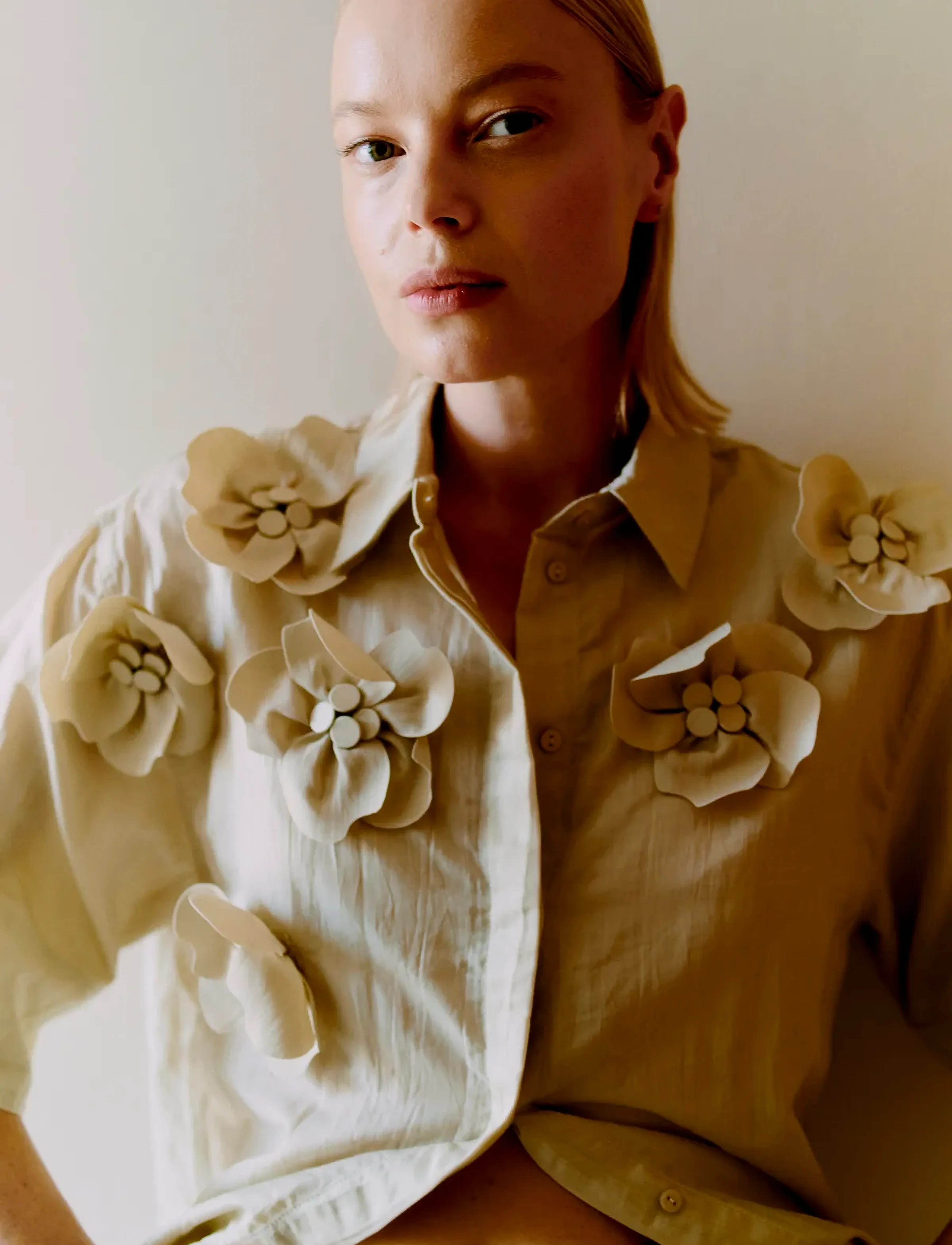 Copenhagen Muse - CMSIMI-SHIRT - chemises à manches courtes - peyote - 3