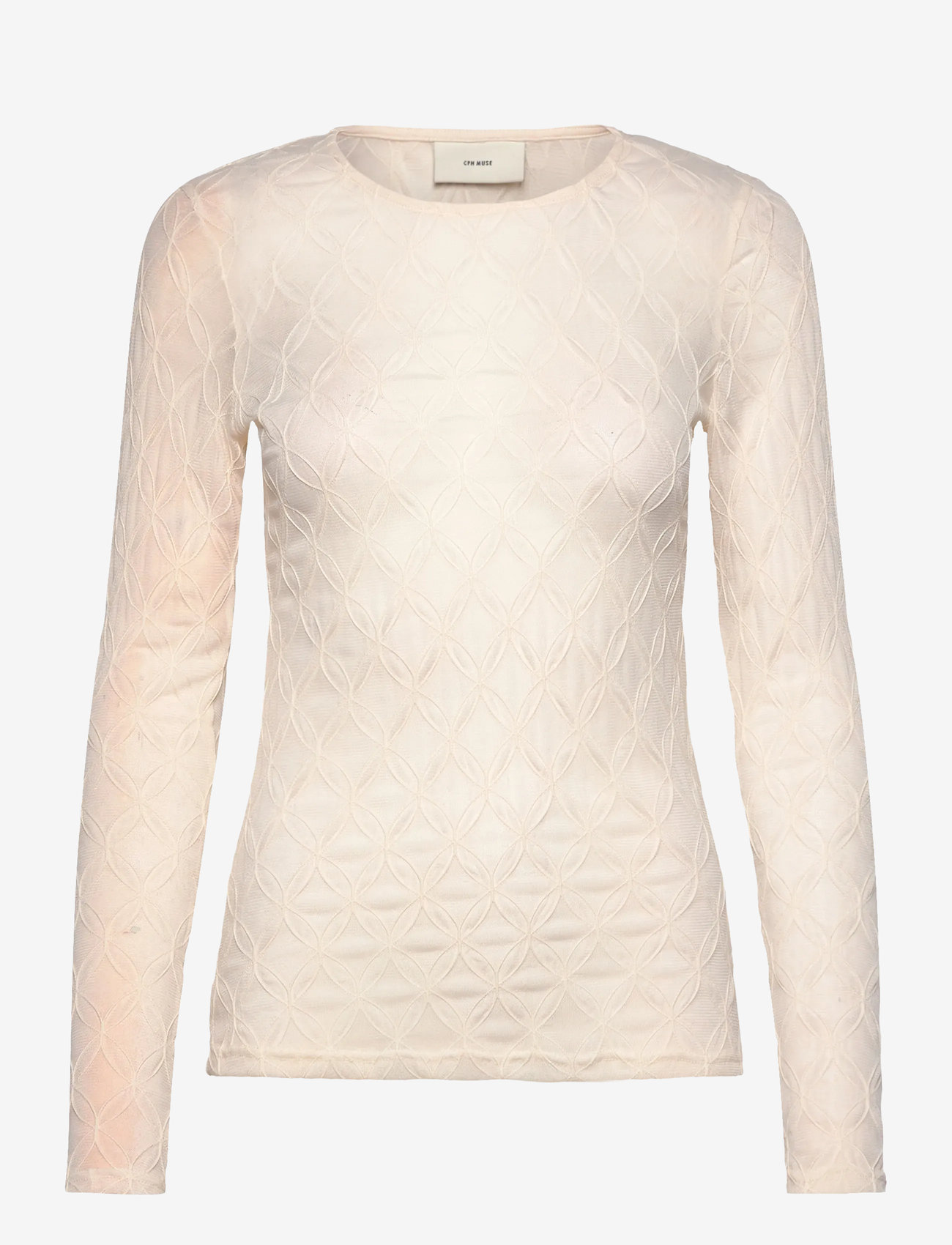 Copenhagen Muse - CMHANNA-TOP - pikkade varrukatega alussärgid - jet stream - 0