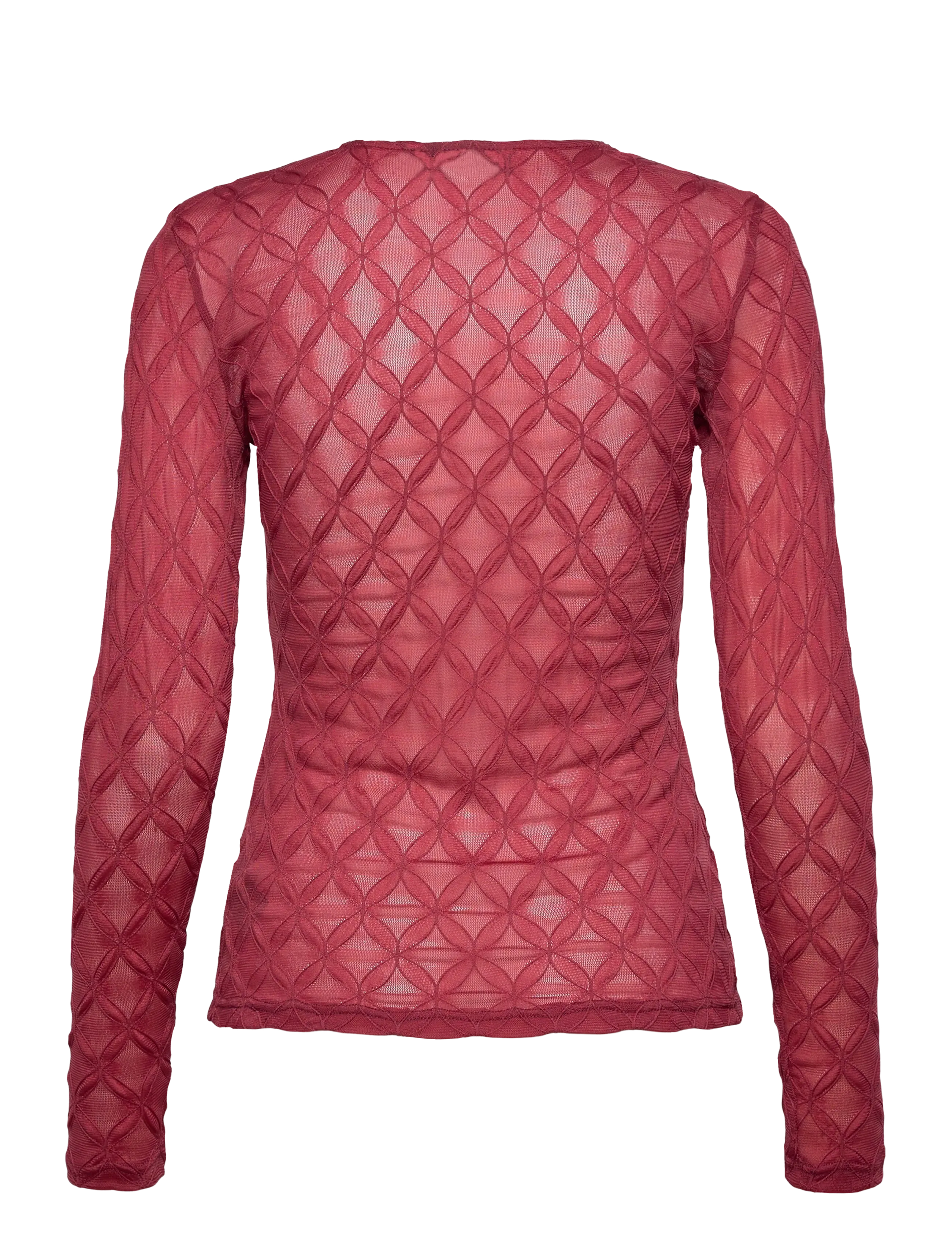 Copenhagen Muse - CMHANNA-TOP - langärmlige tops - red pear - 1