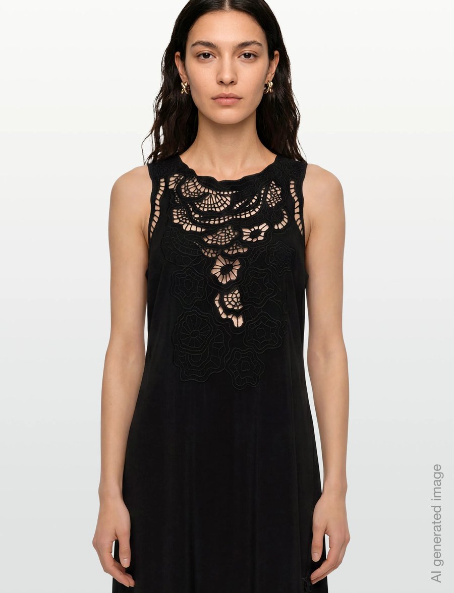 Copenhagen Muse - CMMADELYN-DRESS - midi kjoler - black - 4