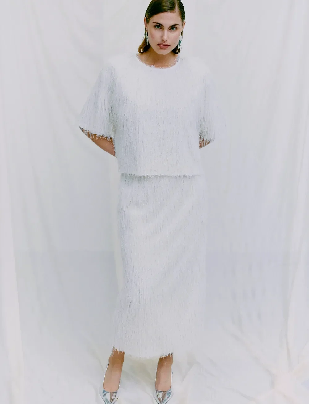 Copenhagen Muse - CMFALLON-SKIRT - midi-röcke - jet stream - 0