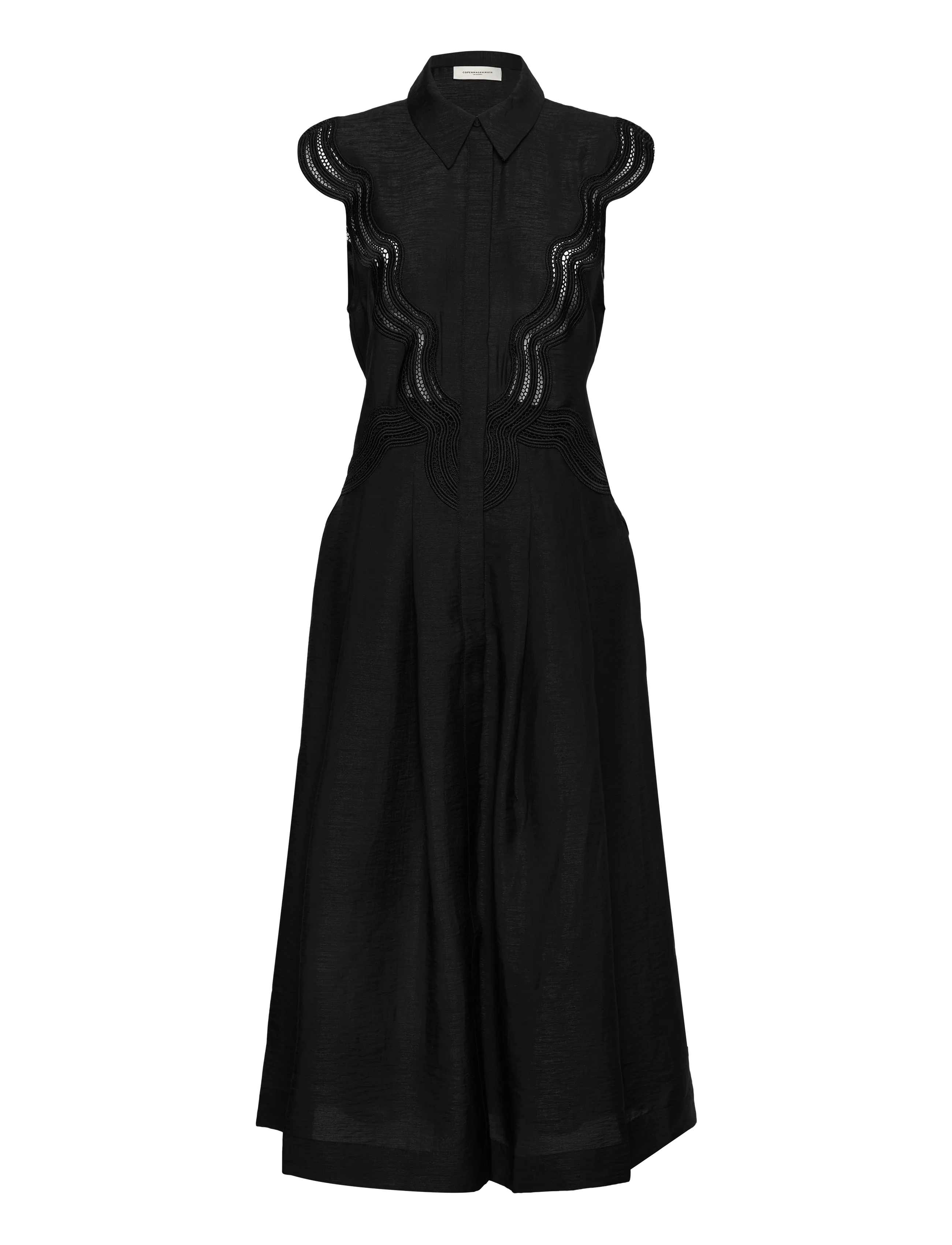 Copenhagen Muse CMCOLE-DRESS is a short-sleeved dress in a premium modal blend with lining in th - Klänningar - BLACK / black