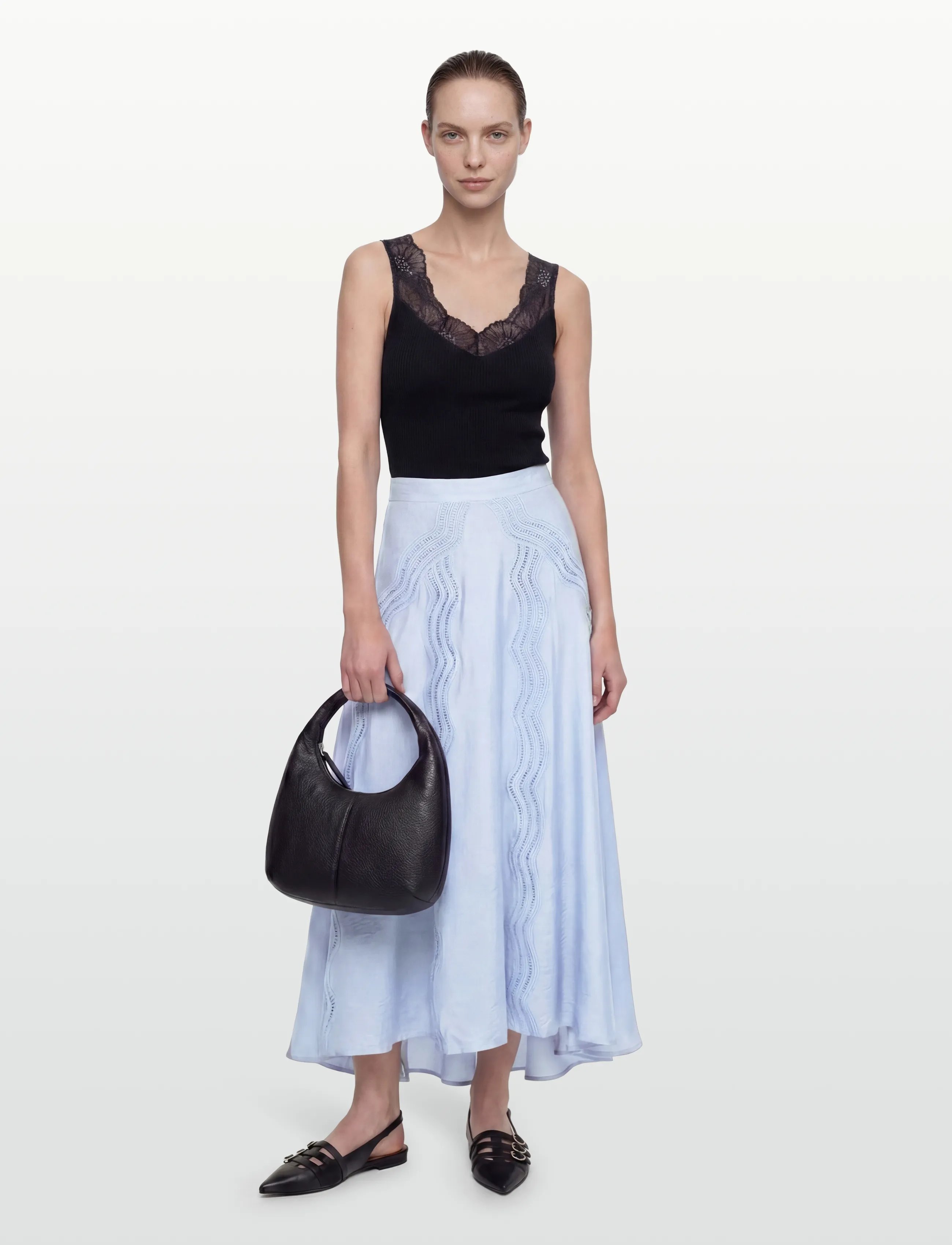 Copenhagen Muse CMCOLE-SKIRT - Hameet - SKYWAY / blue