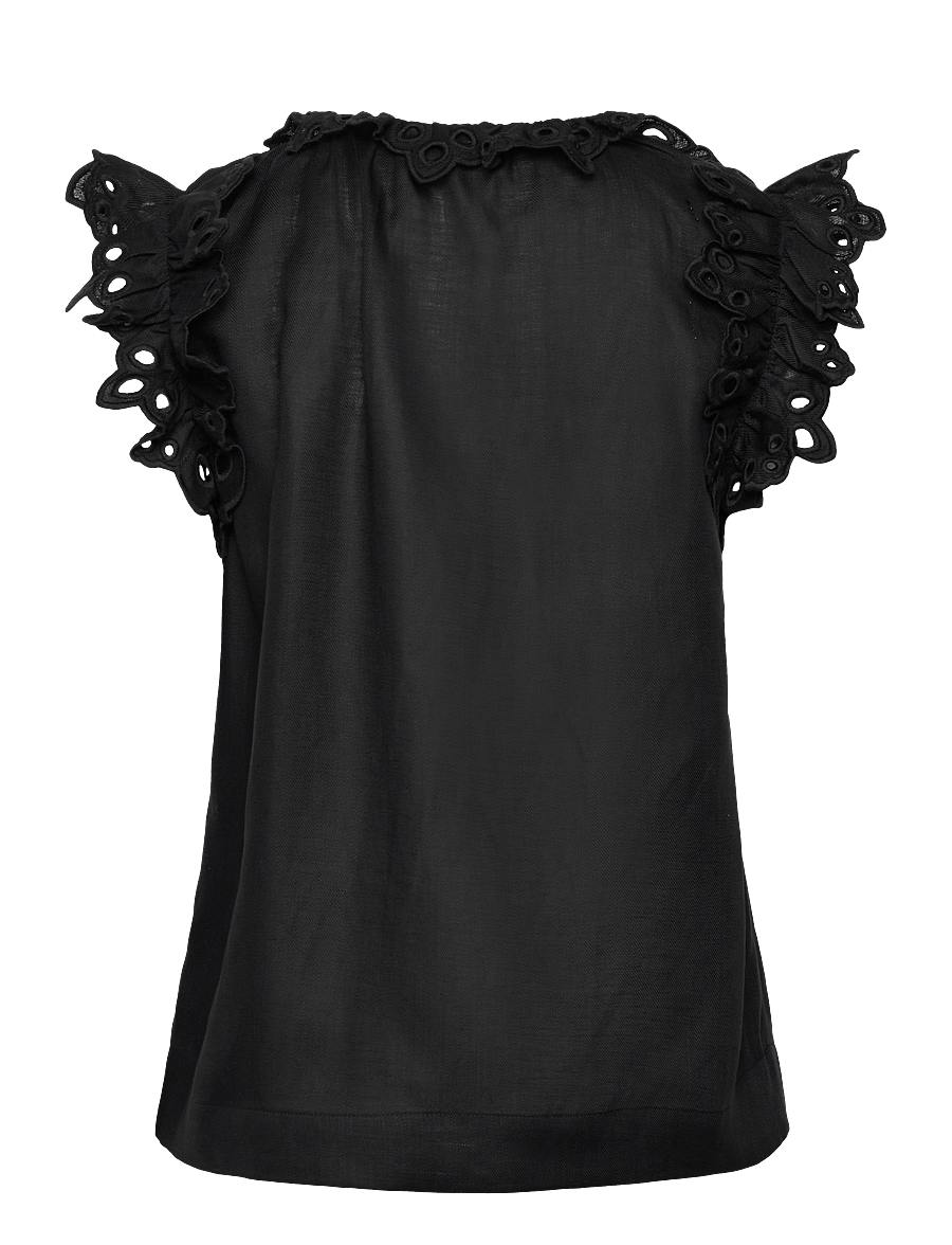 Copenhagen Muse - CMNATULI-SHIRT - Ärmlösa blusar - black - 1