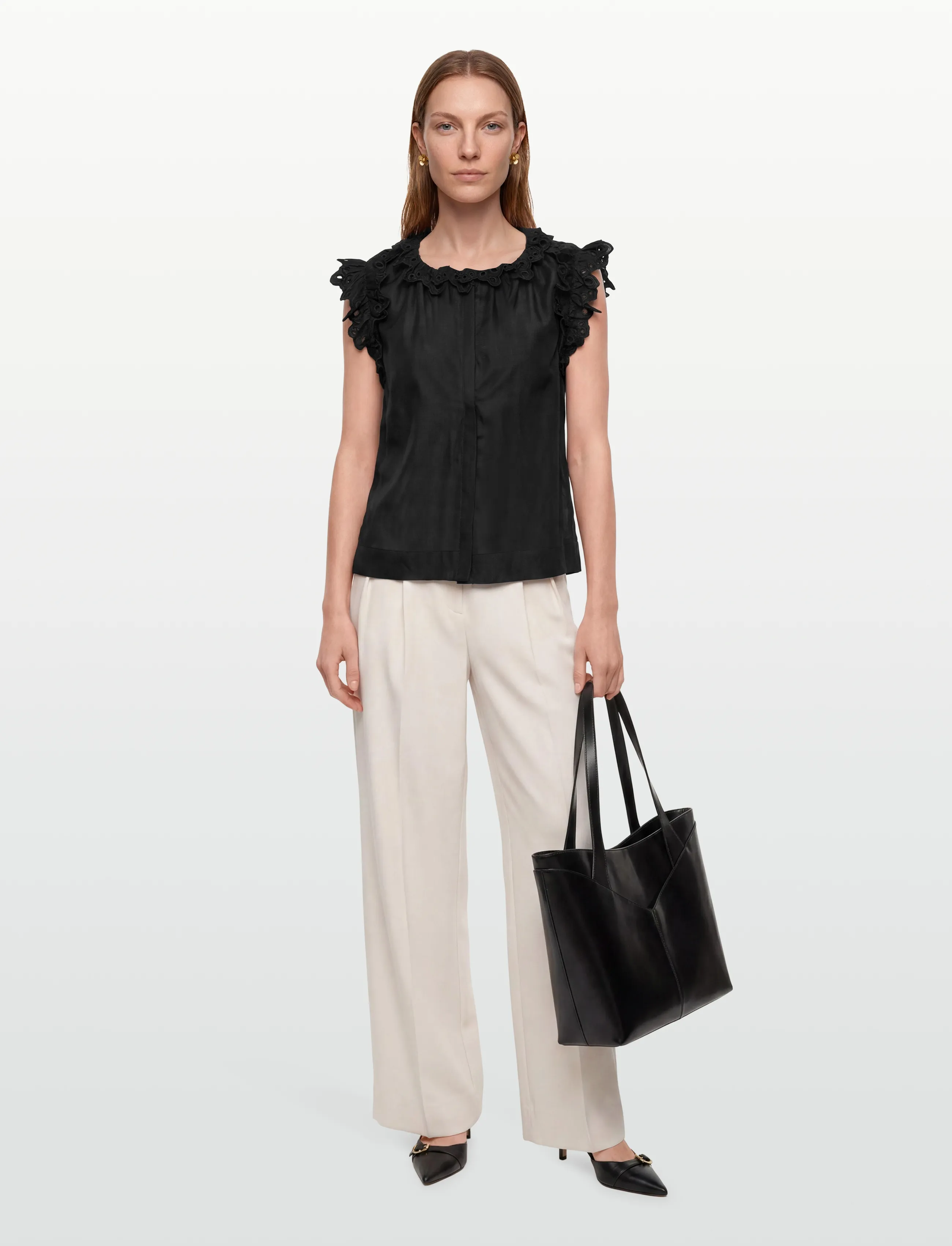 Copenhagen Muse - CMNATULI-SHIRT - Ærmeløse bluser - black - 0