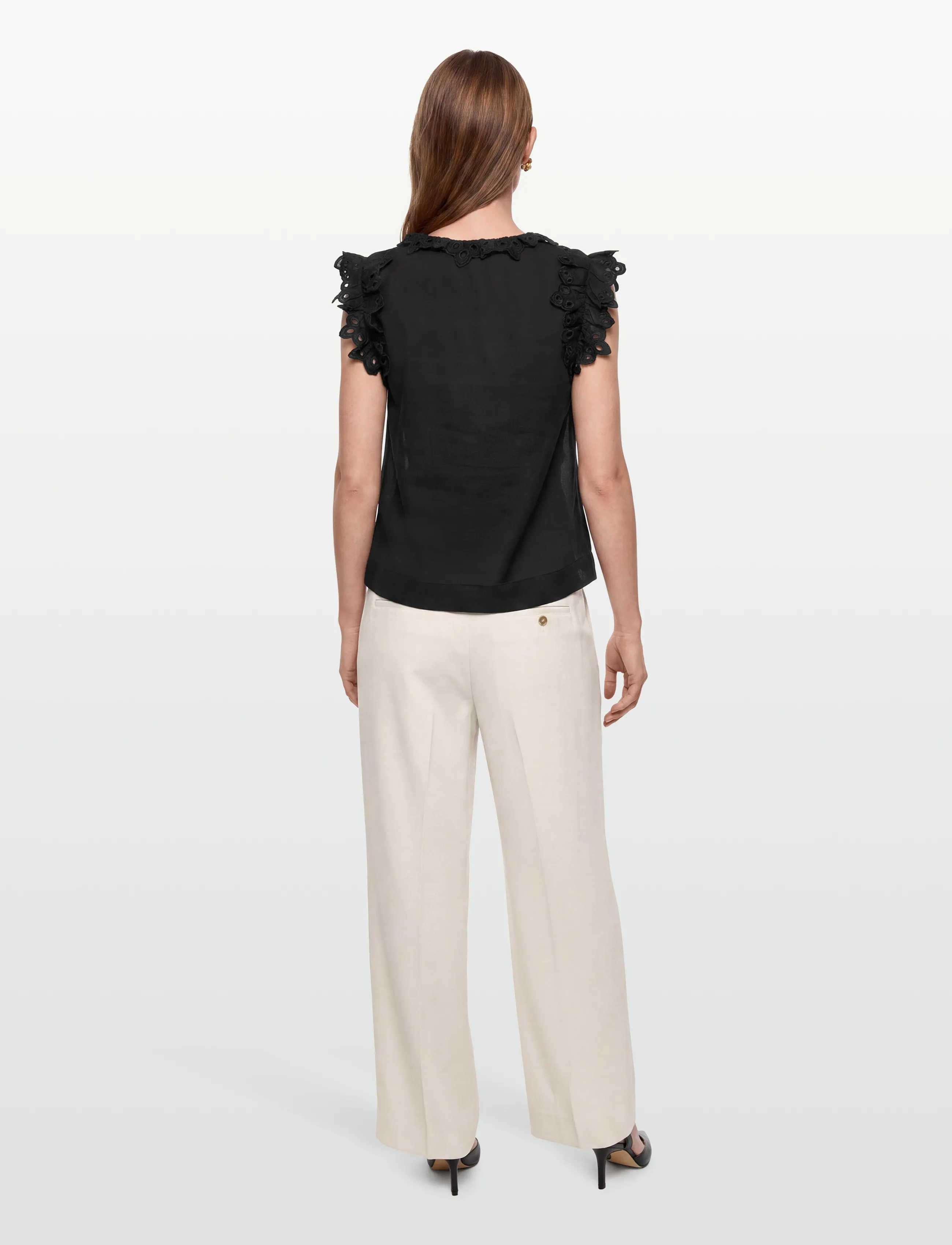 Copenhagen Muse - CMNATULI-SHIRT - Ærmeløse bluser - black - 4