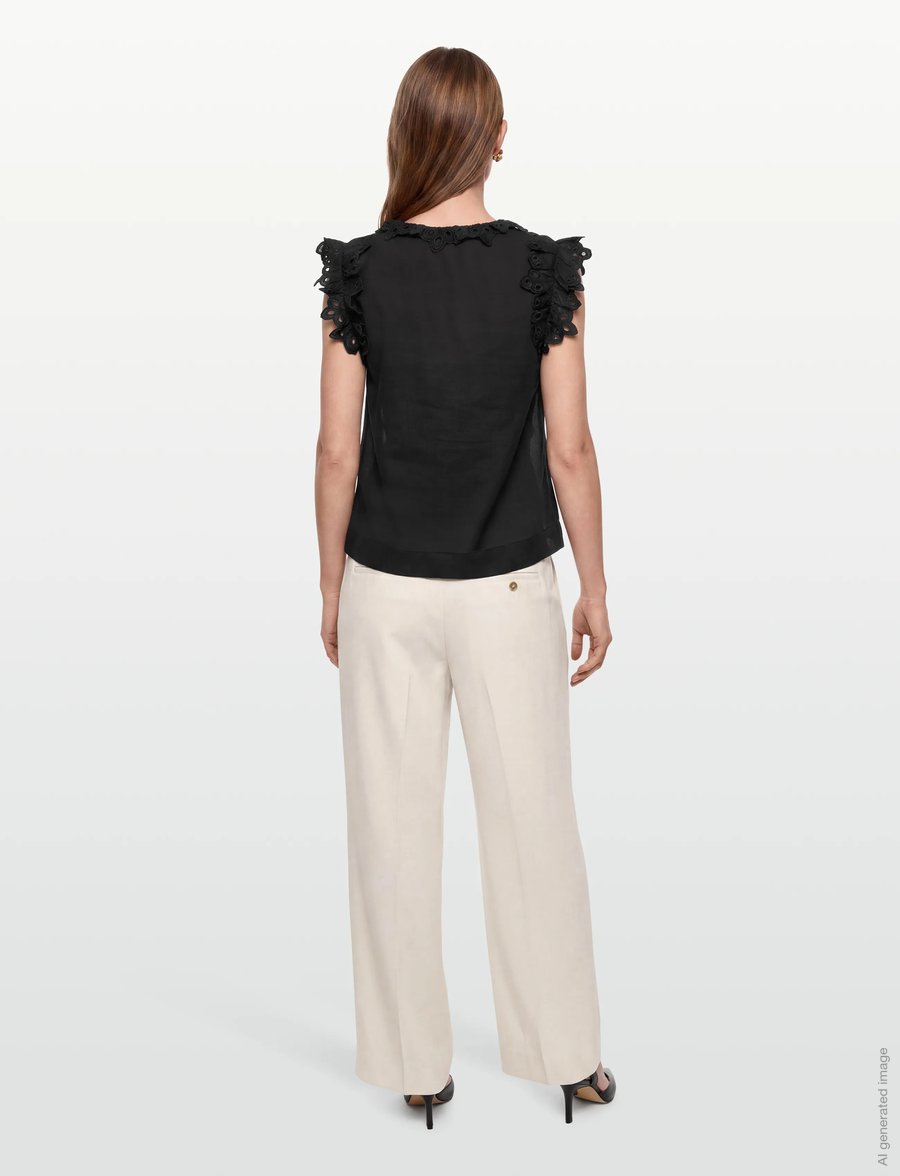 Copenhagen Muse - CMNATULI-SHIRT - varrukateta pluusid - black - 4