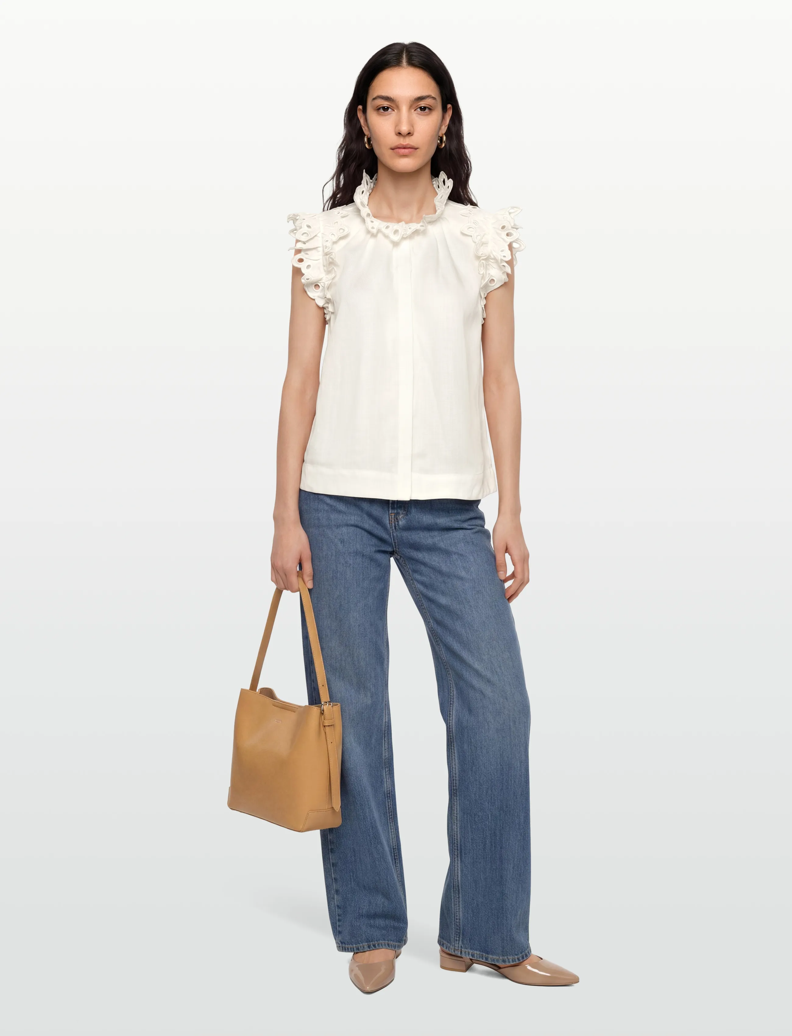 Copenhagen Muse - CMNATULI-SHIRT - sleeveless blouses - jet stream - 0