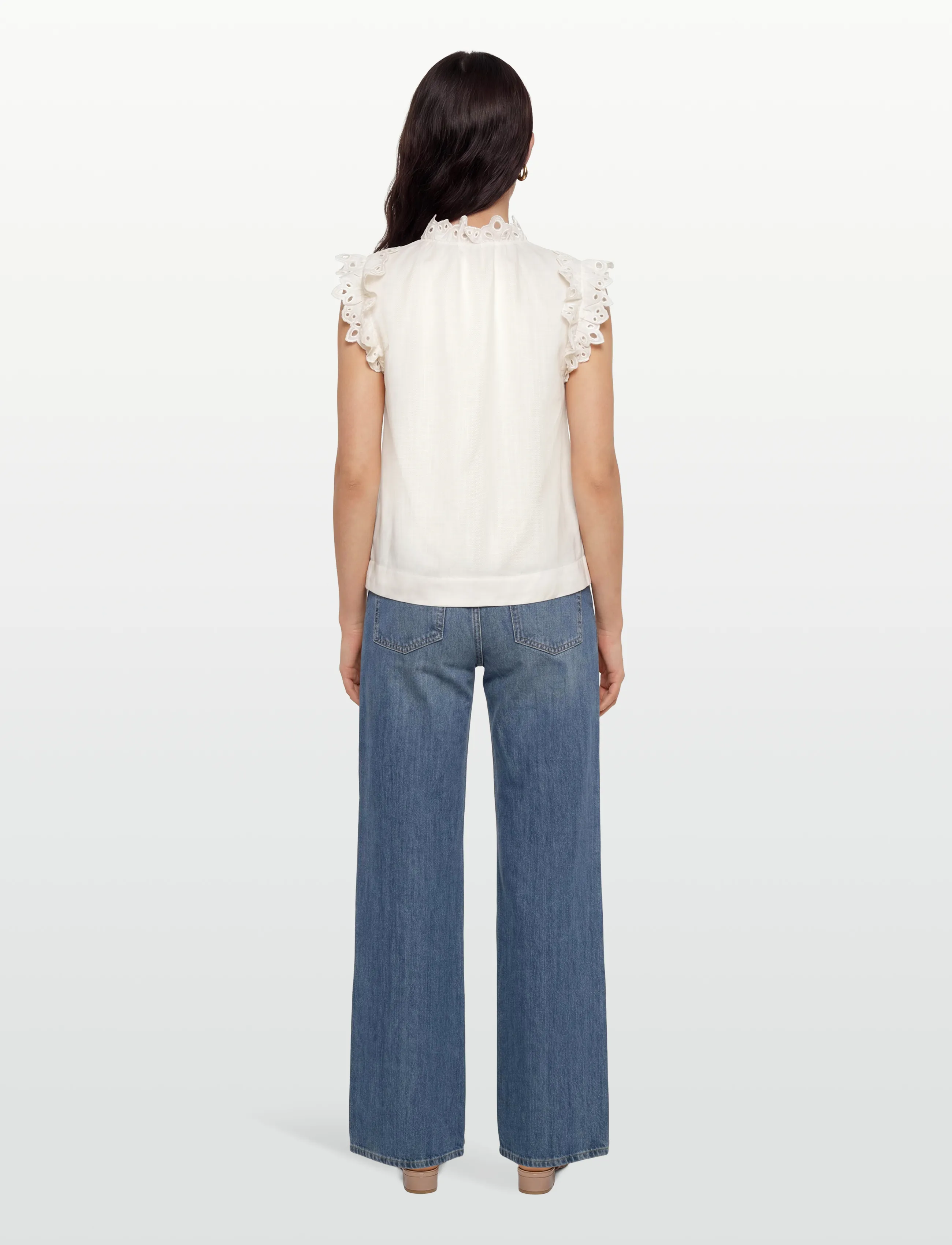 Copenhagen Muse - CMNATULI-SHIRT - sleeveless blouses - jet stream - 4