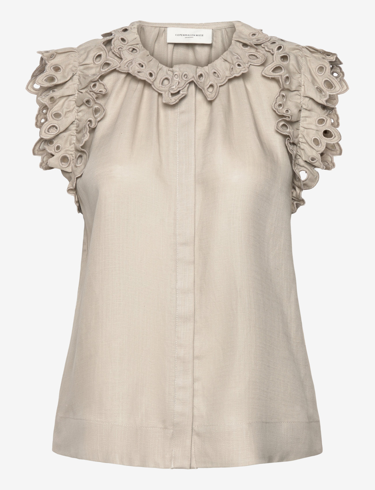 Copenhagen Muse - CMNATULI-SHIRT - Ærmeløse bluser - oyster gray - 1