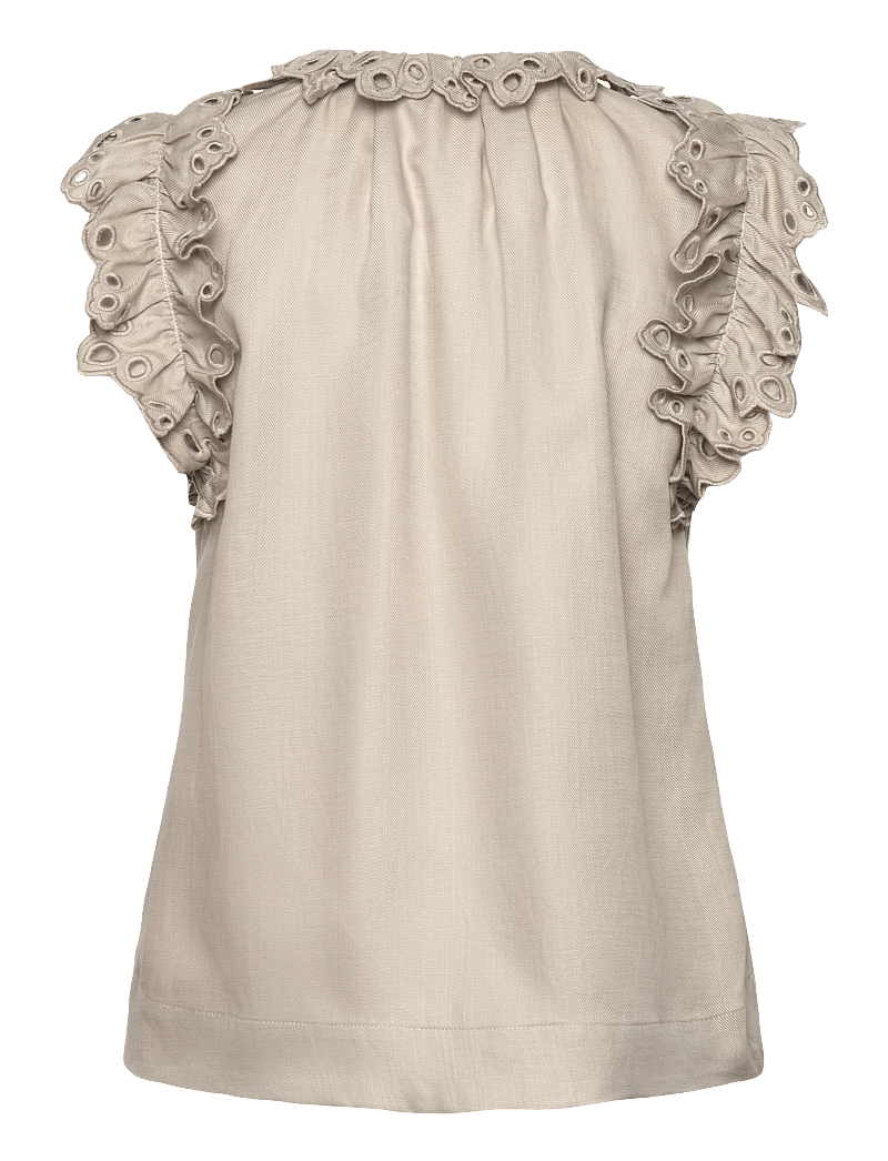 Copenhagen Muse - CMNATULI-SHIRT - Ærmeløse bluser - oyster gray - 2