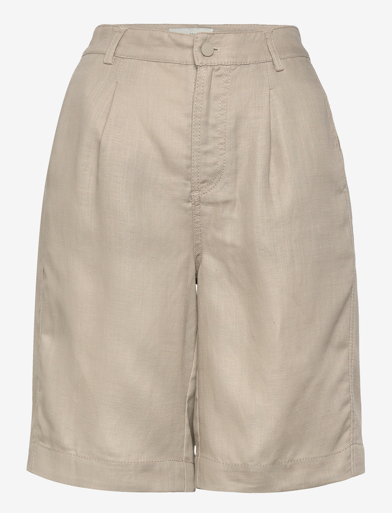 Copenhagen Muse - CMNATULI-SHORTS - linen shorts - oyster gray - 0