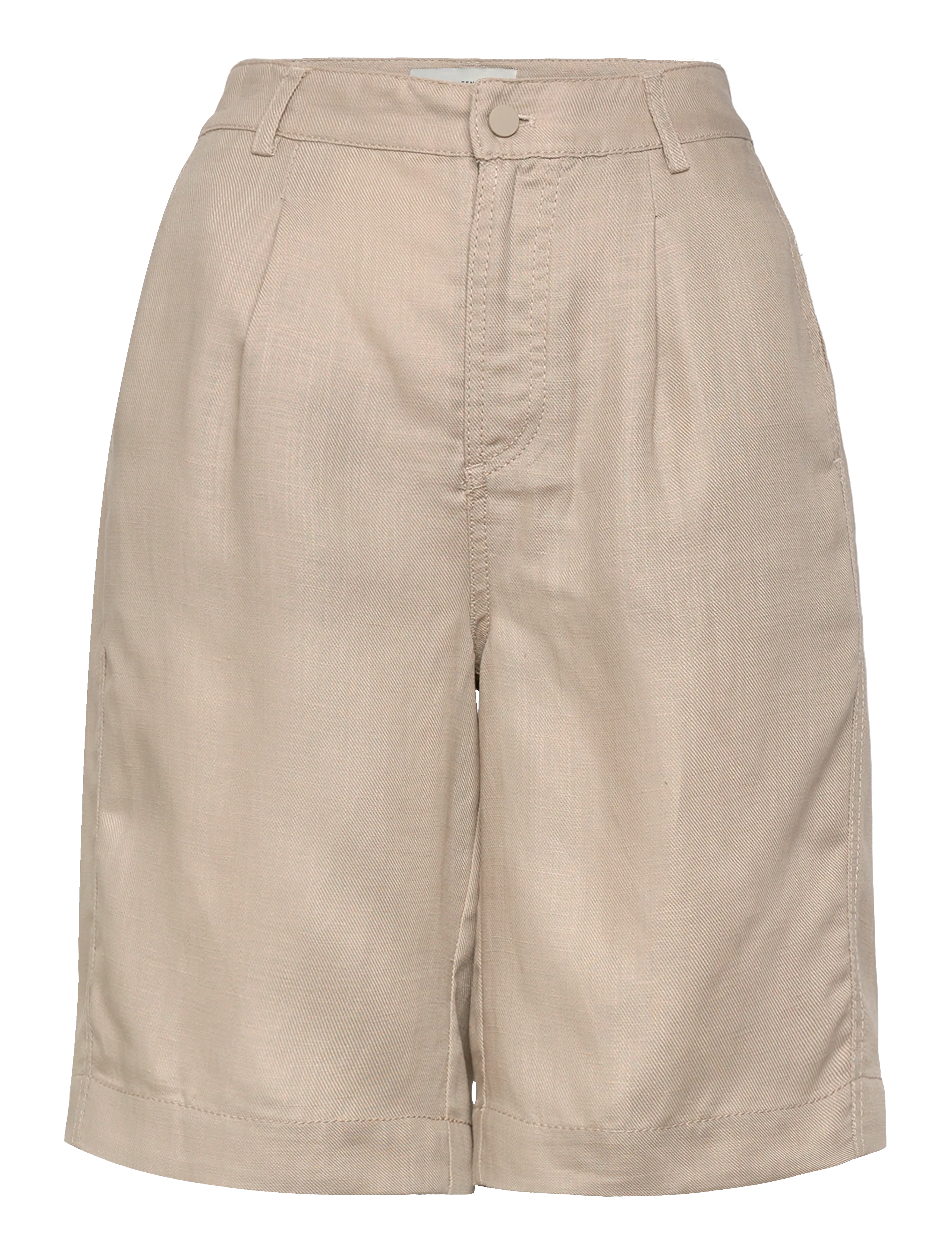 Copenhagen Muse CMNATULI-SHORTS - Leinen-Shorts - OYSTER GRAY / beige