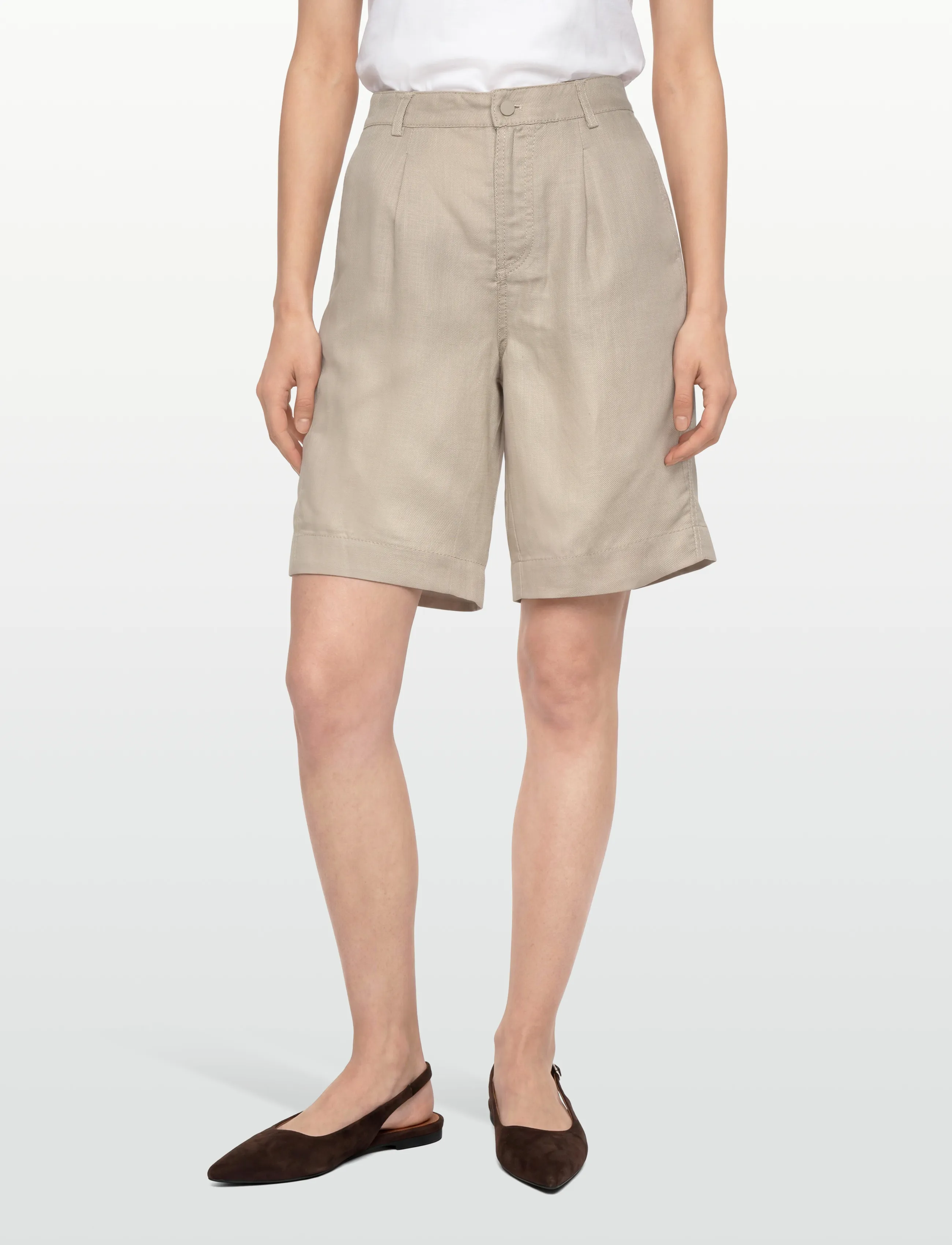 Copenhagen Muse - CMNATULI-SHORTS - bermudashorts - oyster gray - 3