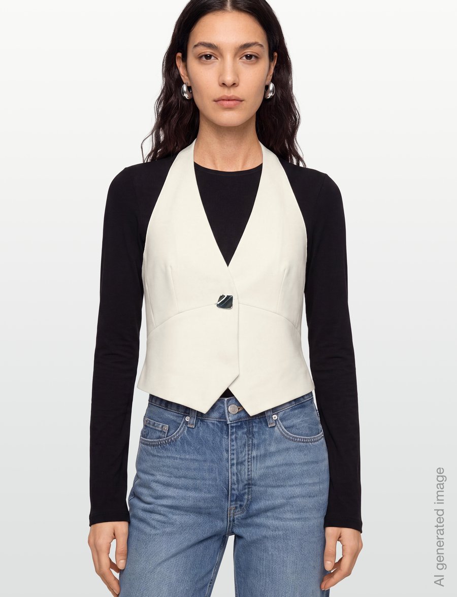 Copenhagen Muse - CMTAILOR-WAISTCOAT - kostymvästar - jet stream - 3