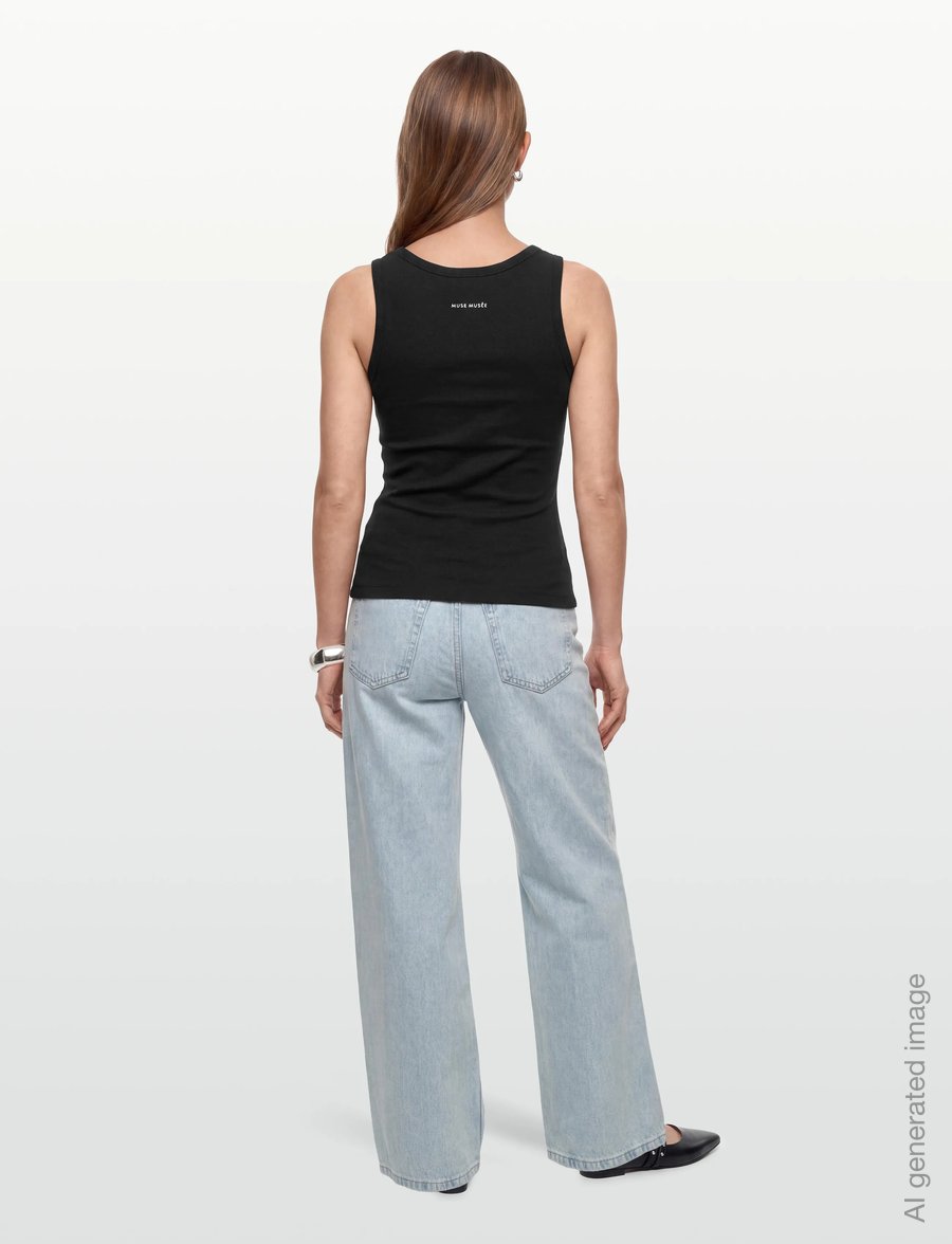 Copenhagen Muse - CMSIV-TO - Ärmellose tops - black - 4