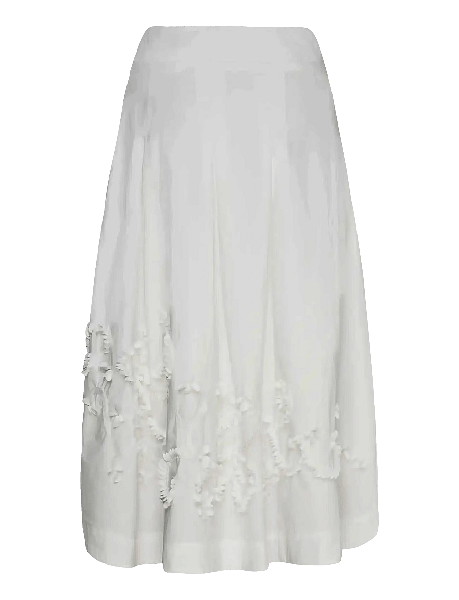 Copenhagen Muse - CMVATAN-SKIRT - bright white - 2