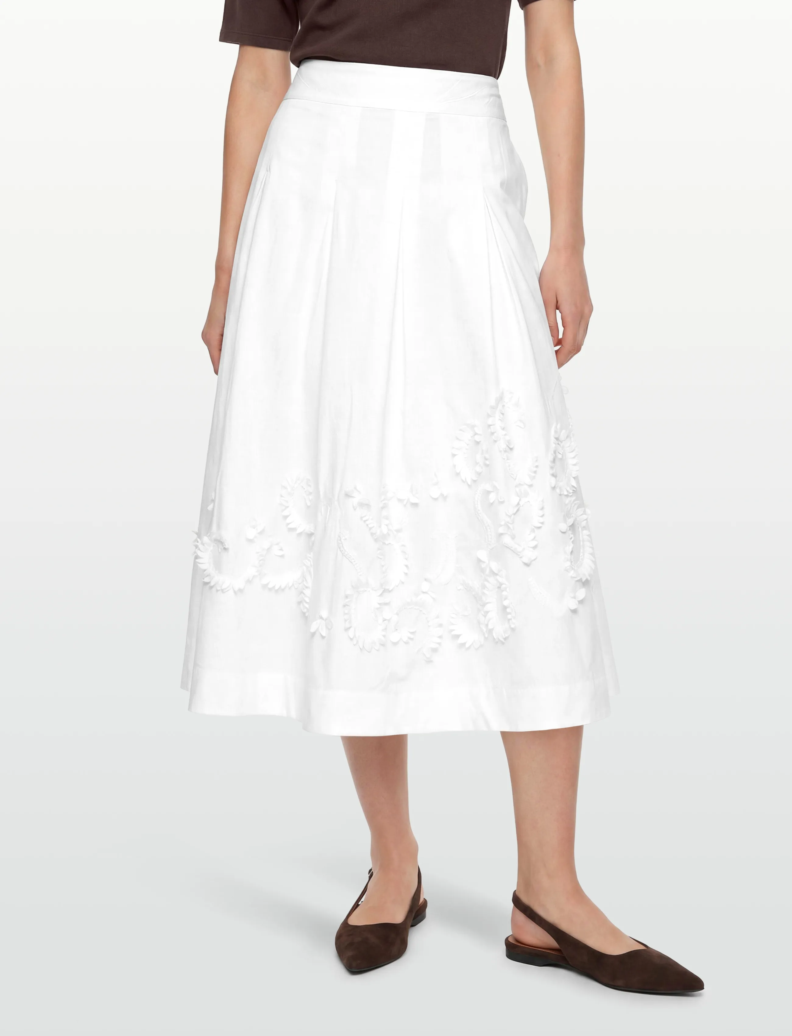 Copenhagen Muse - CMVATAN-SKIRT - maxikjolar - bright white - 3