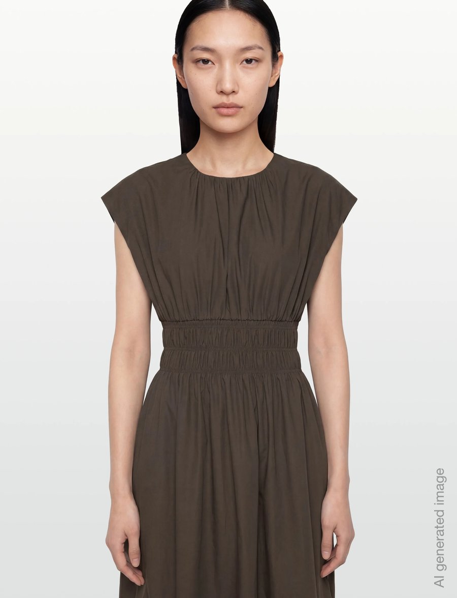 Copenhagen Muse - CMCRIPS-DRESS - suvekleidid - mulch - 3