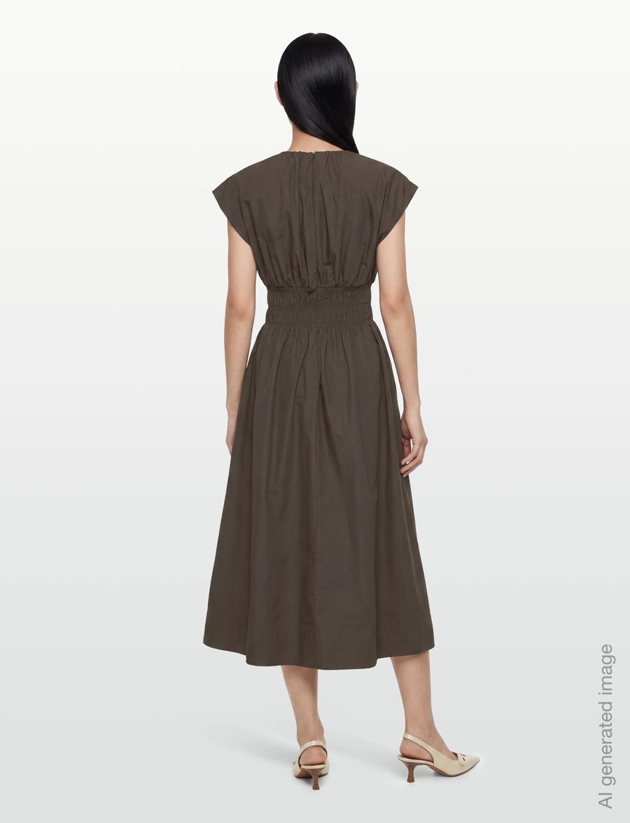 Copenhagen Muse - CMCRIPS-DRESS - suvekleidid - mulch - 4