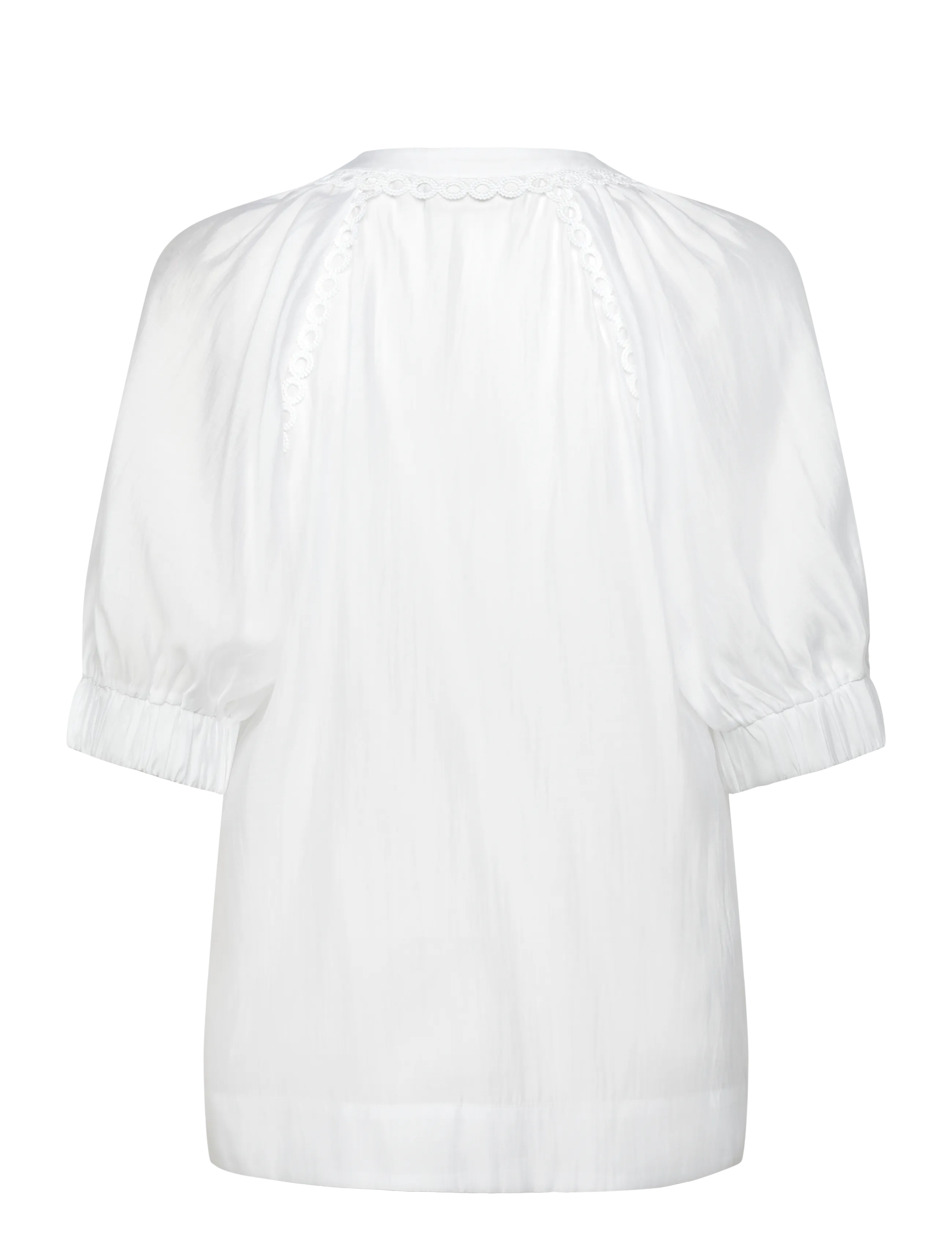 Copenhagen Muse - CMMOLLY-SHIRT - kortärmade blusar - bright white - 1
