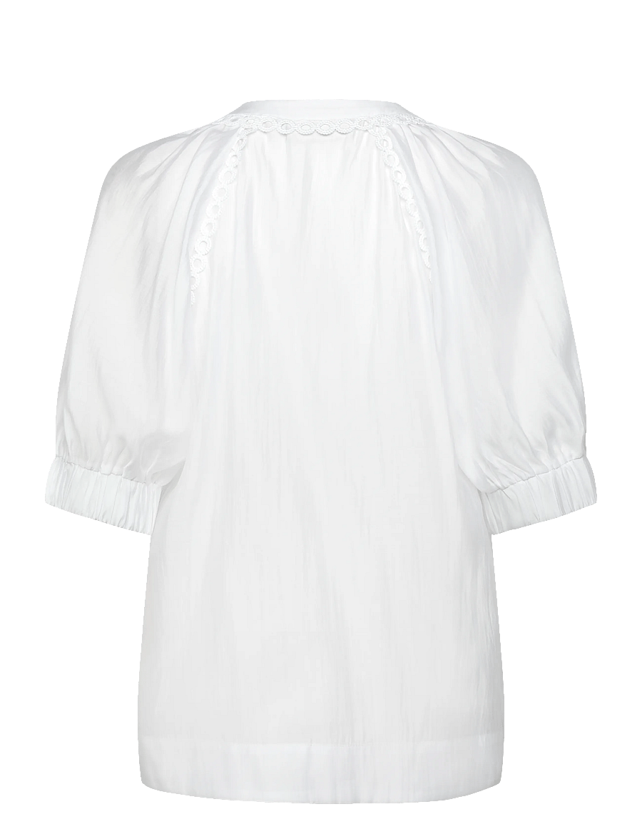 Copenhagen Muse - CMMOLLY-SHIRT - lühikeste varrukatega pluusid - bright white - 1