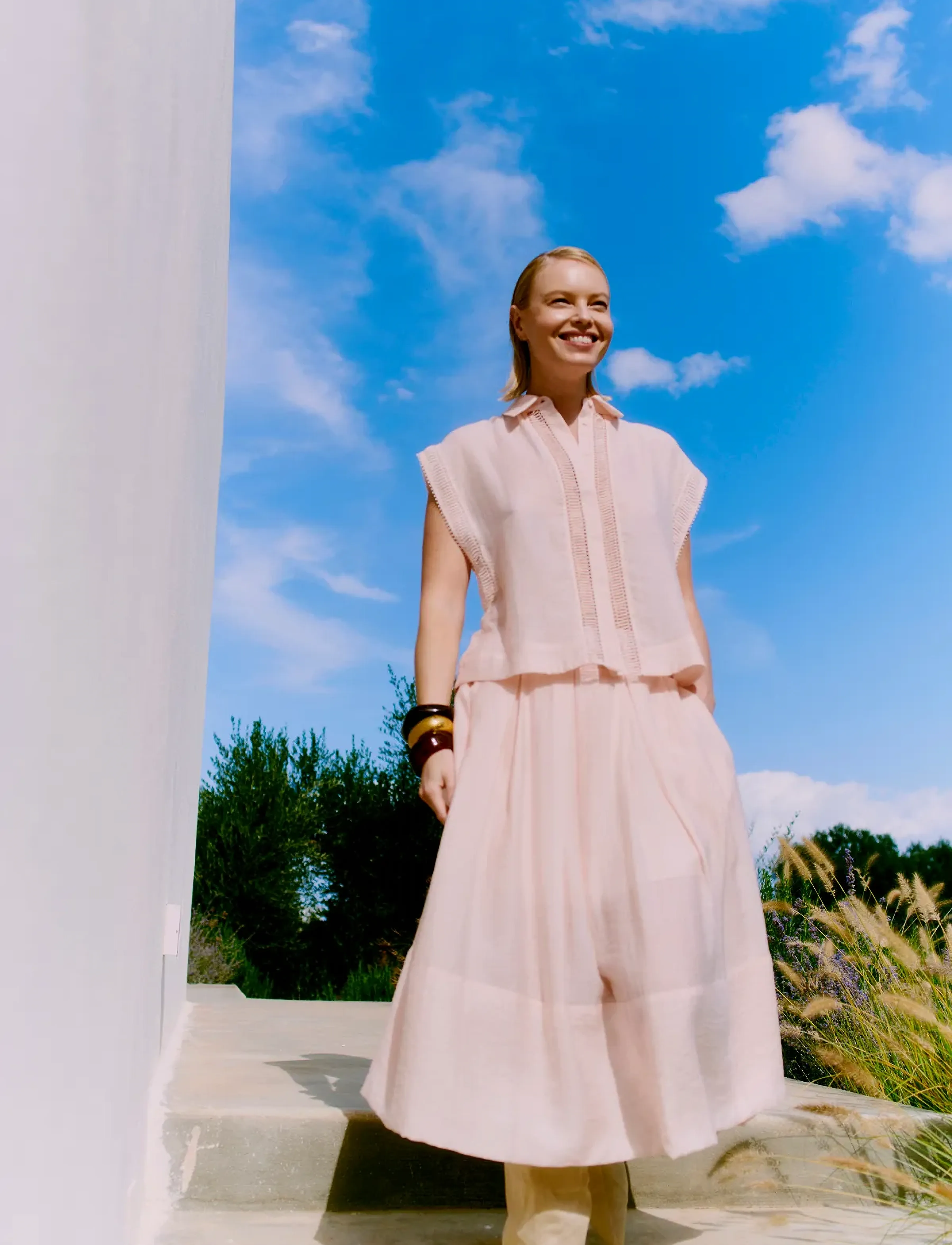 Copenhagen Muse - CMMOLLY-SKIRT - midi skirts - silver peony - 3